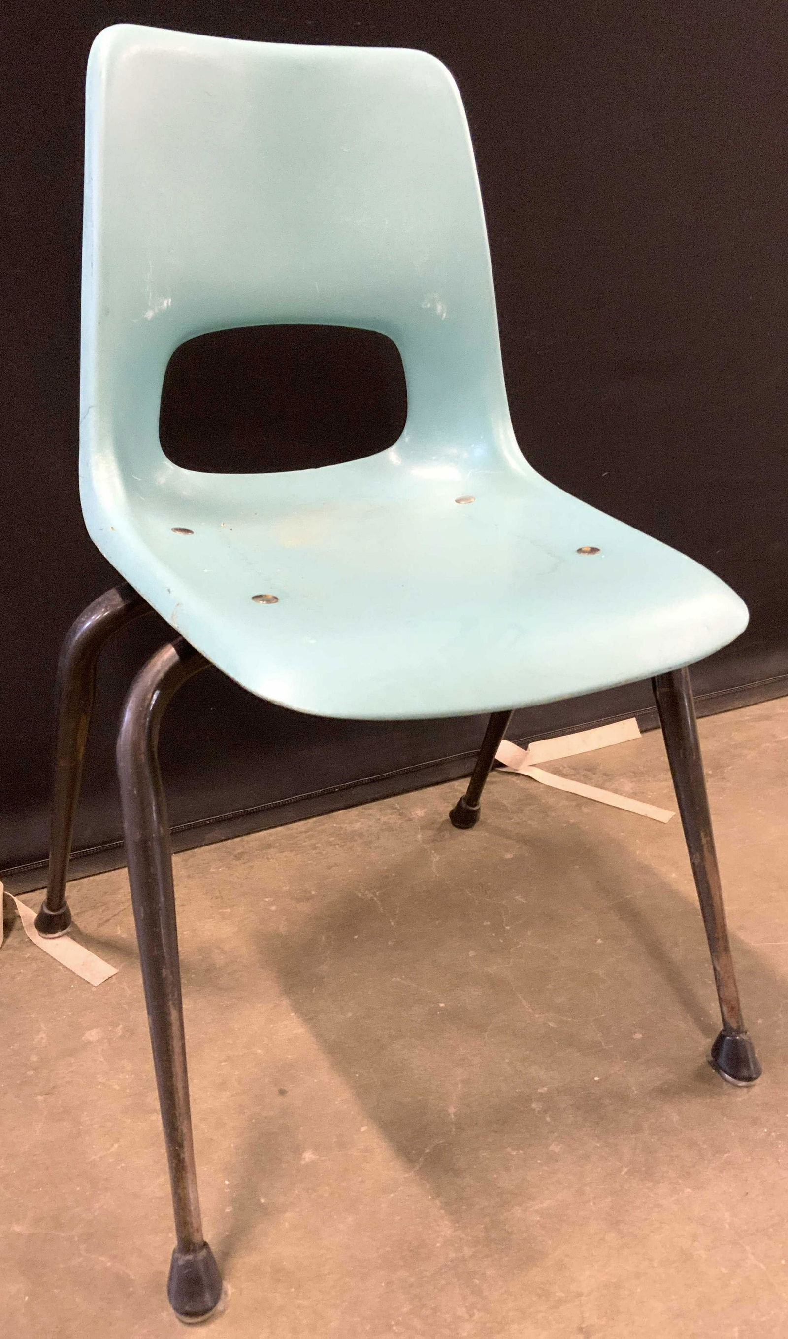 Pair Vintage School Desk Chairs (1 of 8)