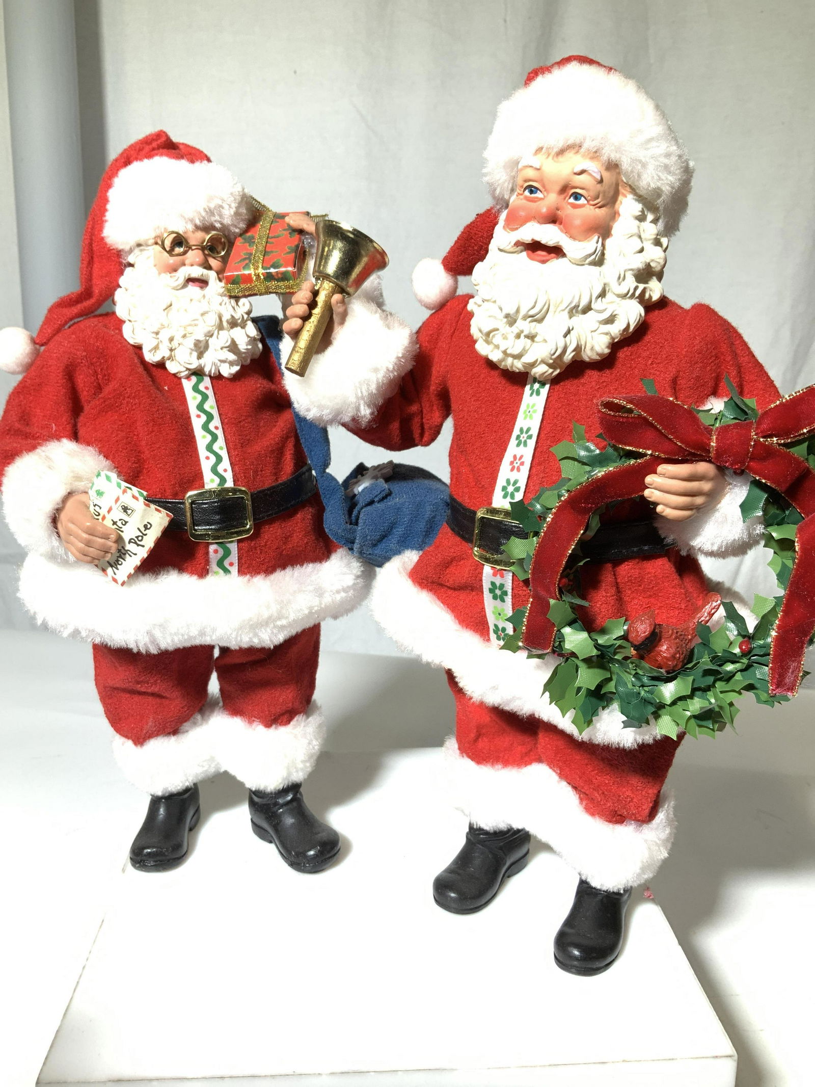 Vintage Pair Santa Claus Figurals (1 of 5)