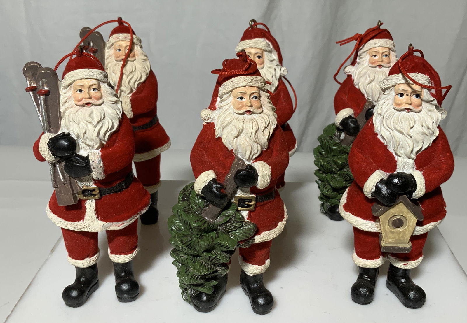 Collectible Mid Century Santa Claus Ornaments 6 (1 of 5)