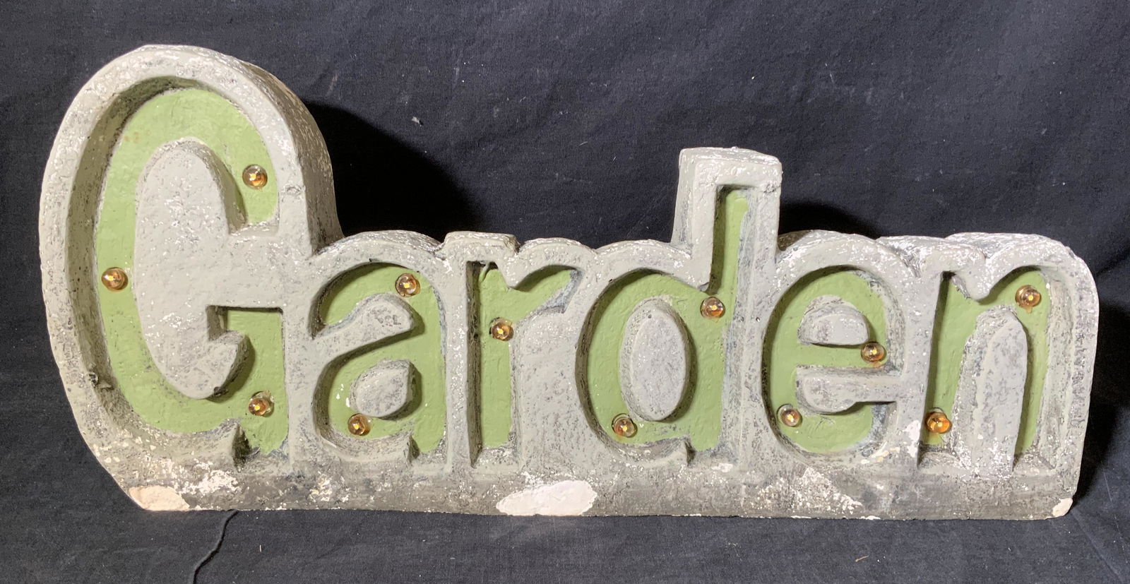 Plaster Light-Up Garden Sign (1 of 7)