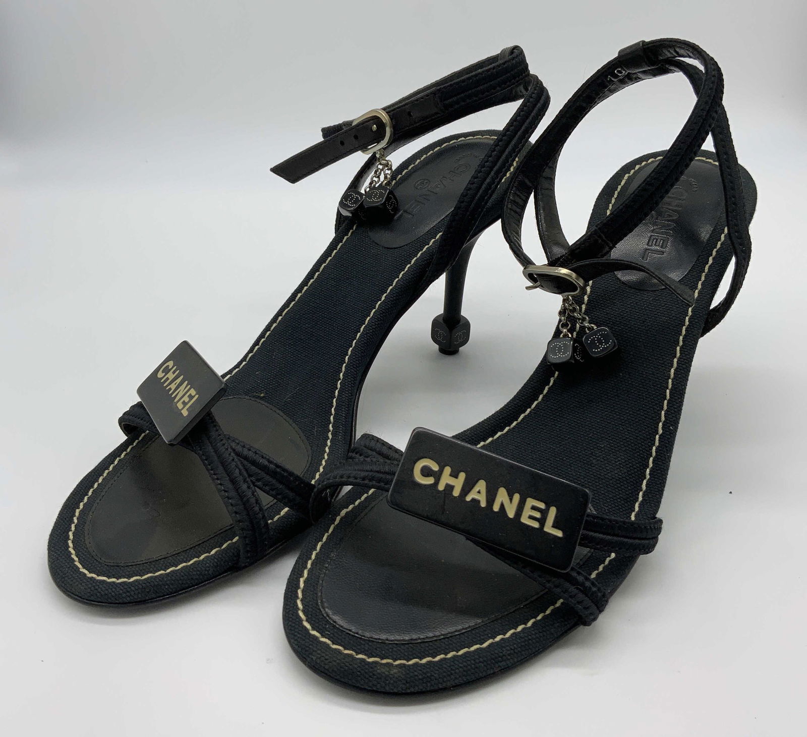 CHANEL Ankle Strap Sandals (1 of 7)