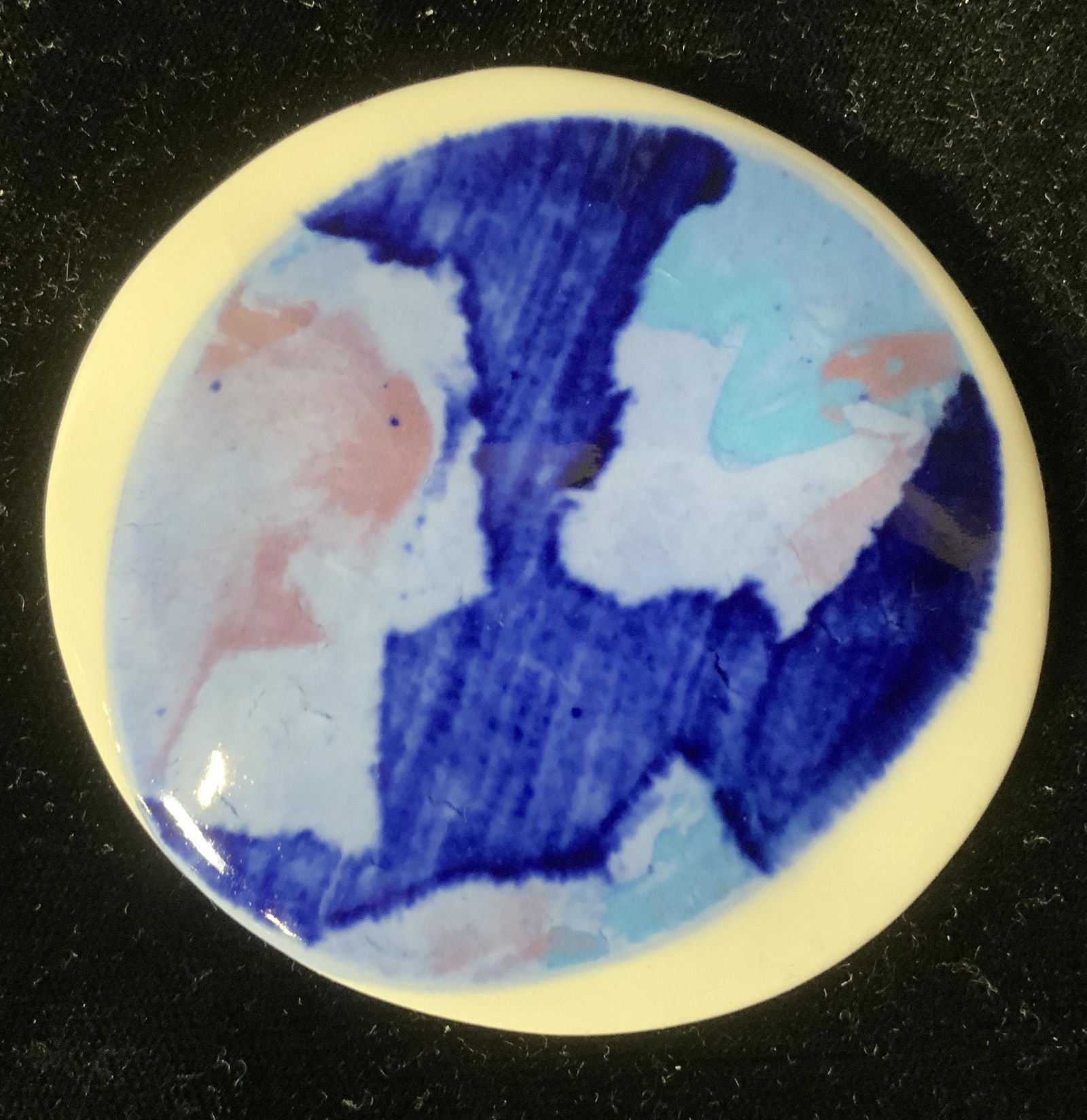 Large Abstract Modern Ceramic Pin (1 of 4)