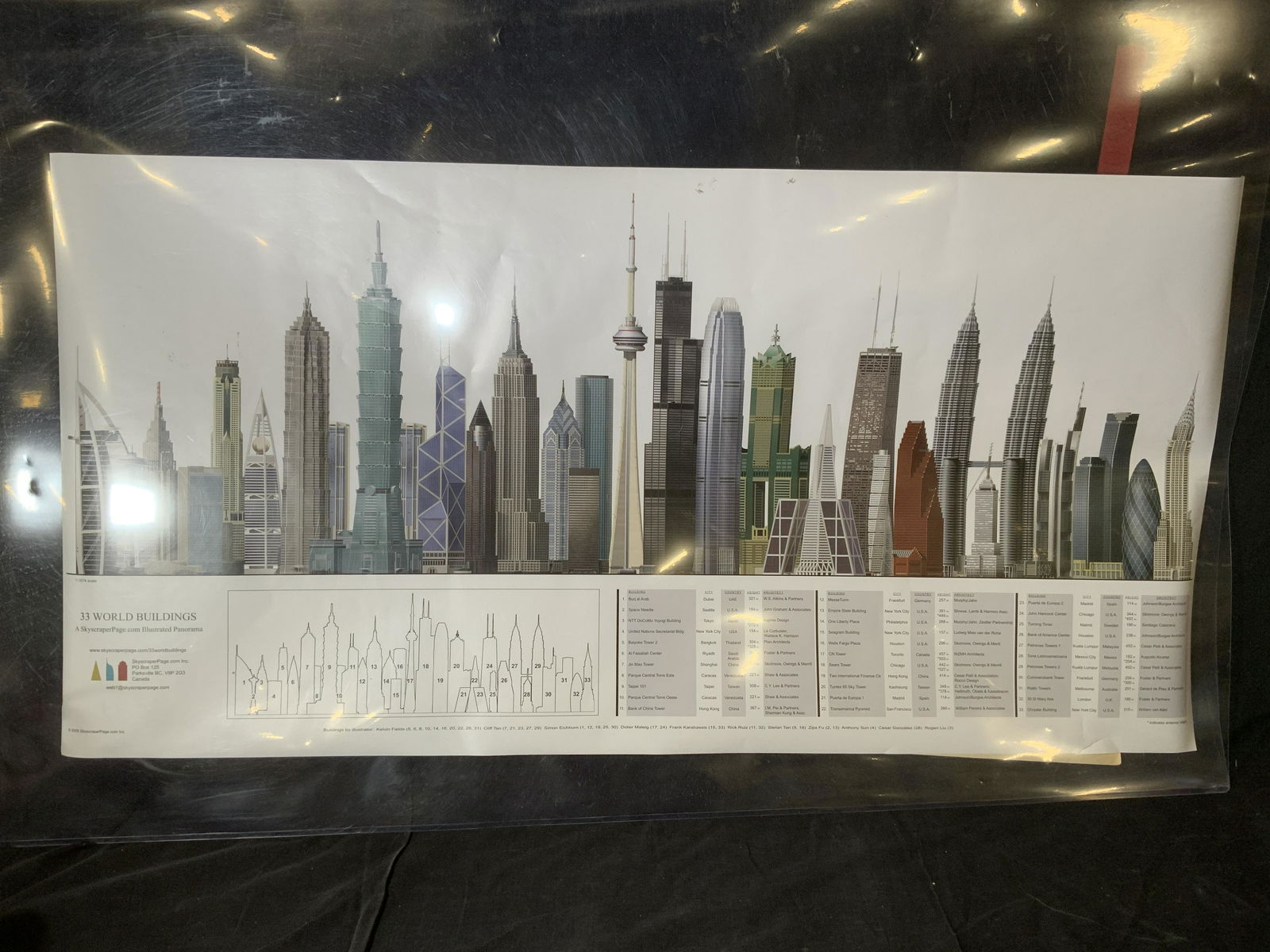 33 World Buildings & Skyscrapers Poster (1 of 5)