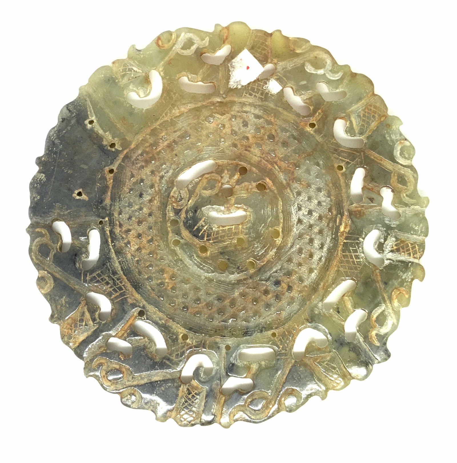 Asian Dragon Carved Natural Stone Ornament (1 of 7)