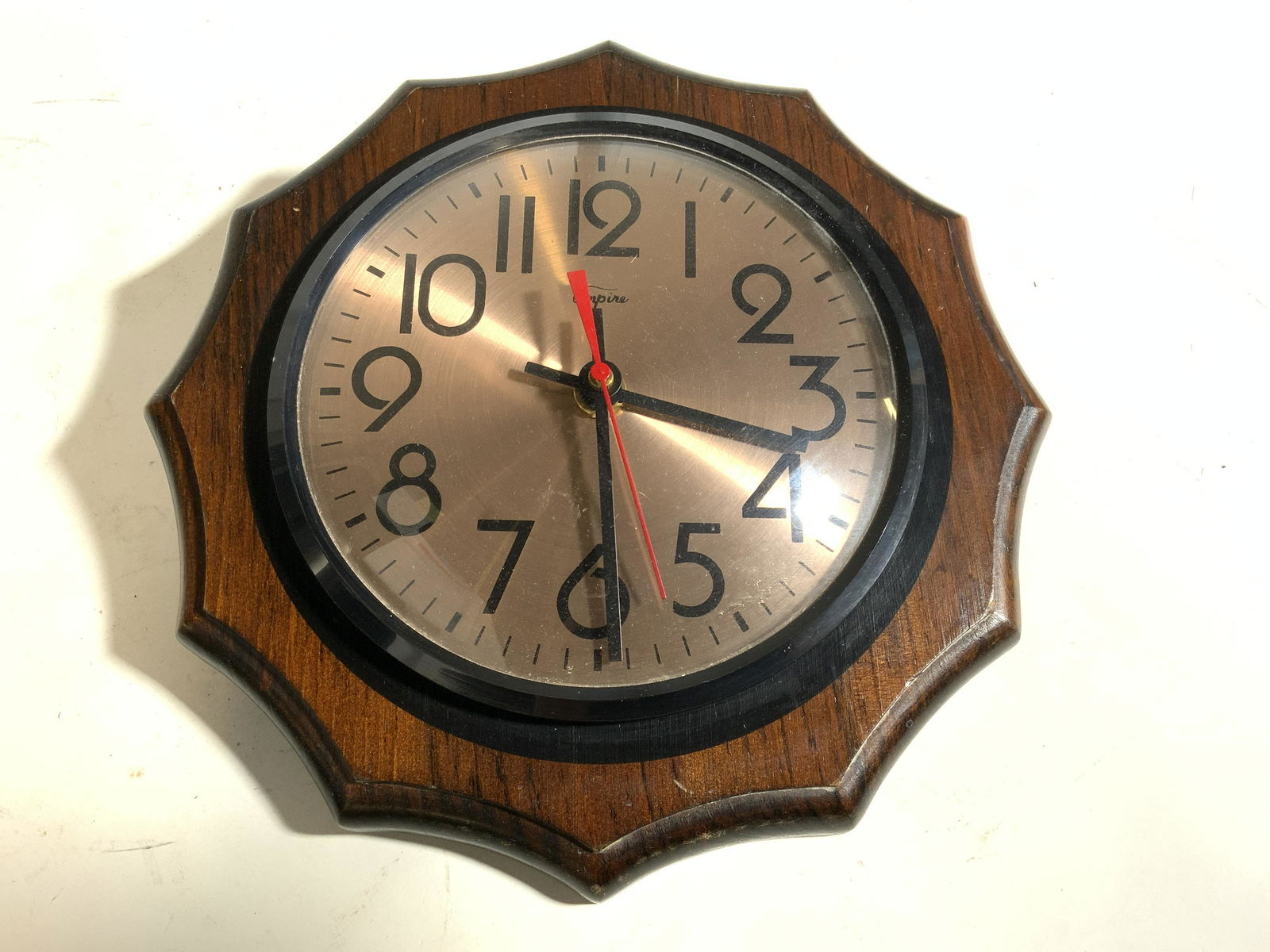 EMPIRE Wooden Wall Clock (1 of 7)