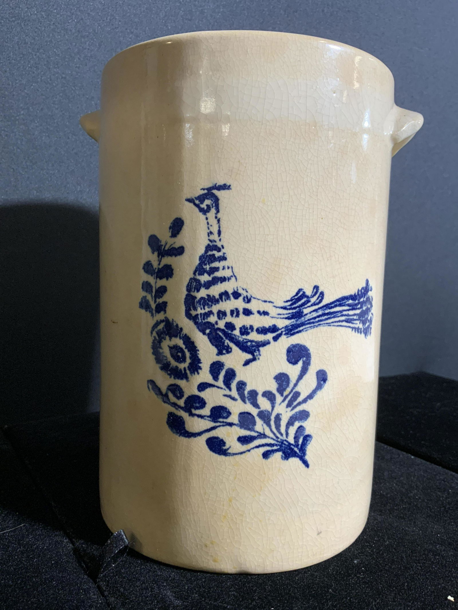 GEORGES BRIARD Porcelain Planter W Handles (1 of 8)