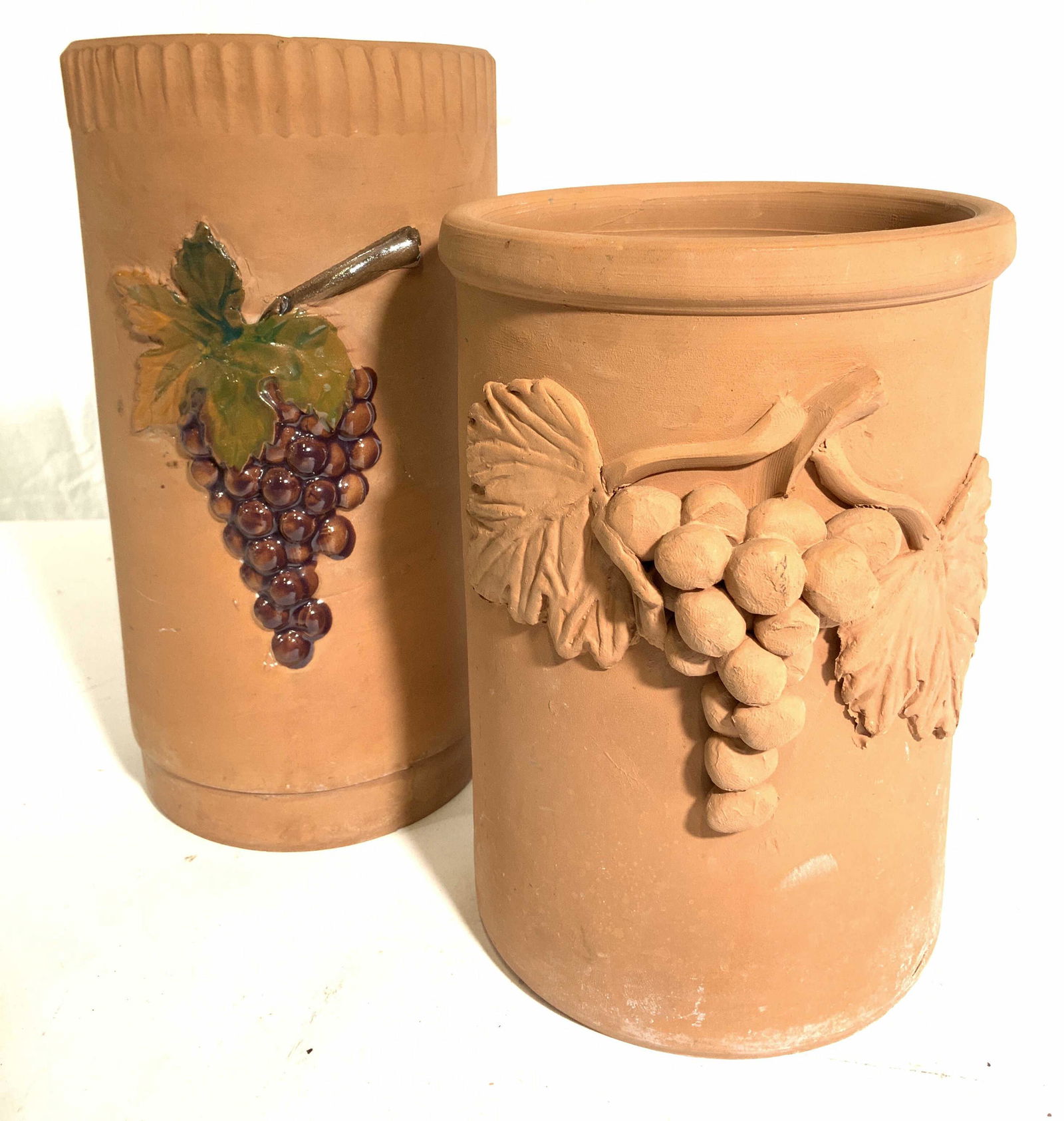 Lot 2 Terra Cotta Ceramic Planters (1 of 8)