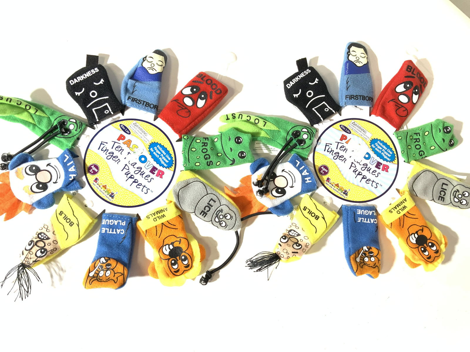 2 Sets of 10 Passover Finger Puppets (1 of 7)