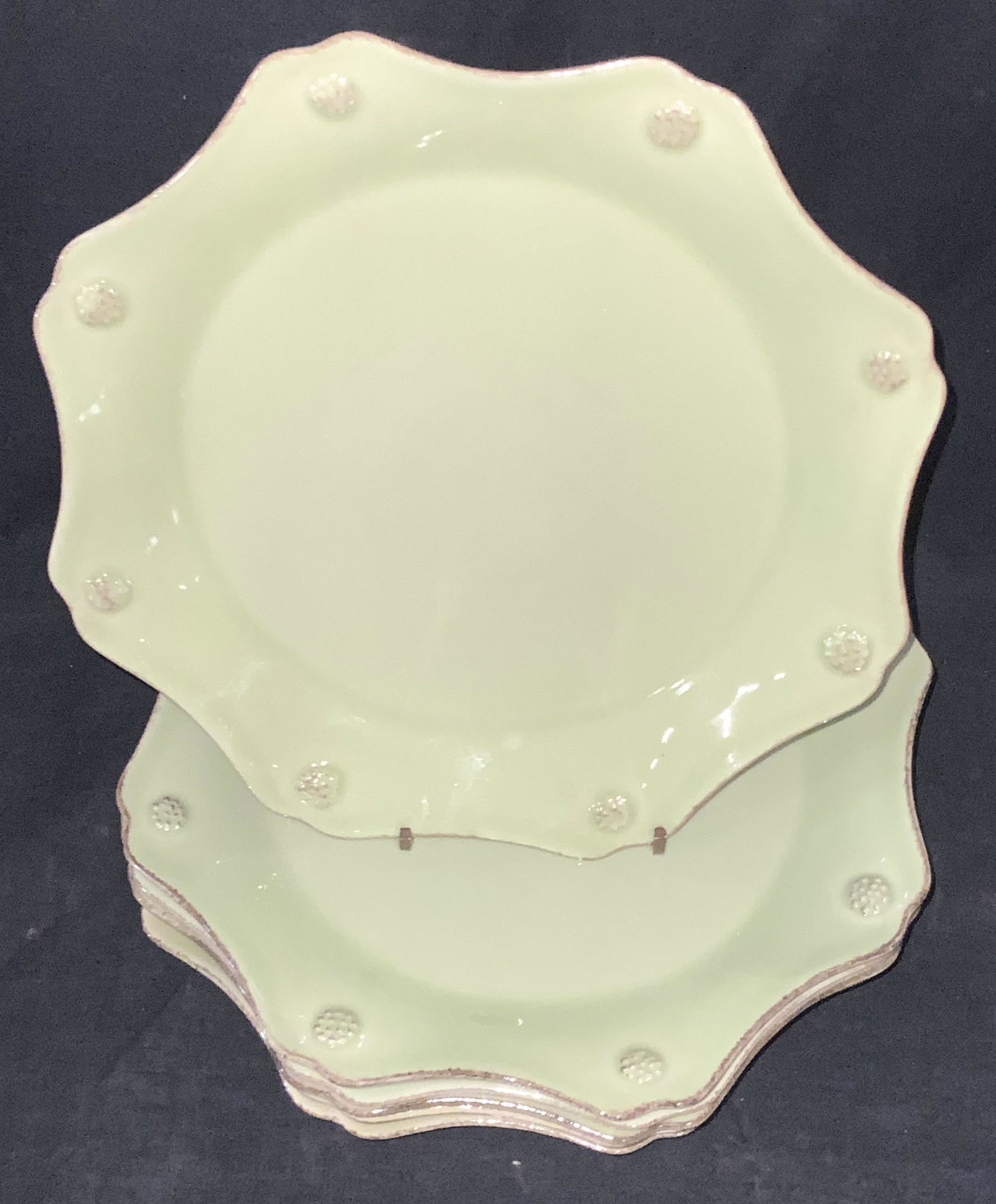 Set 6 JULISKA Signed Berry & Thread Ceramic Plates (1 of 9)