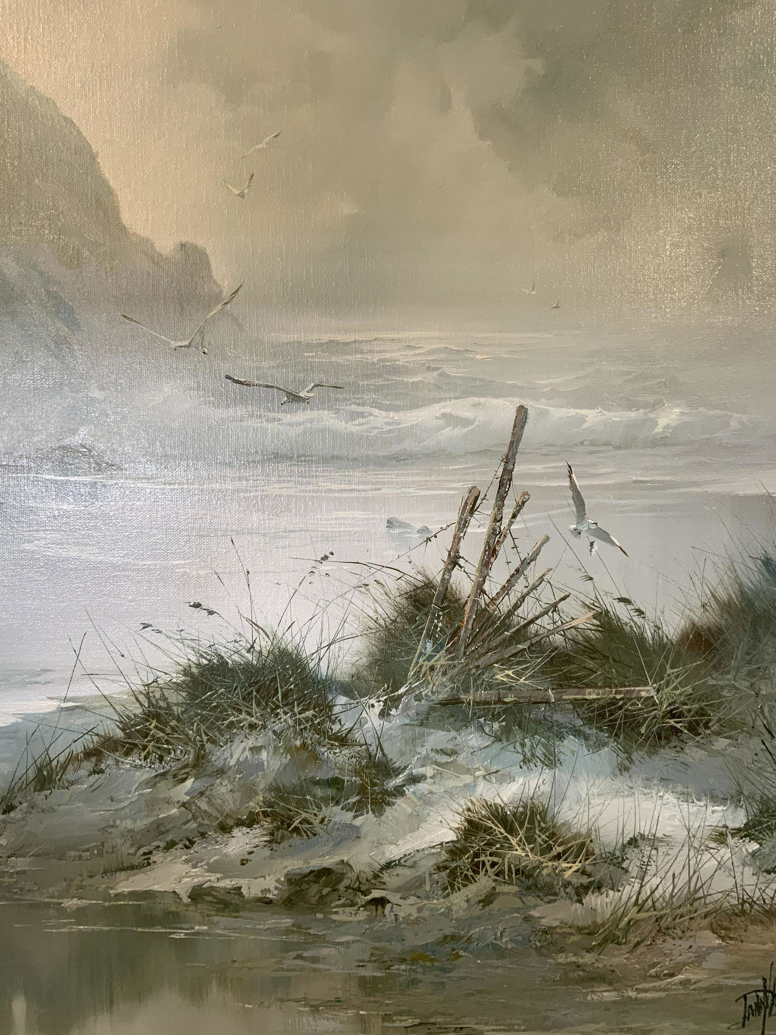 LEE Signed Oil Painting Artwork (1 of 9)