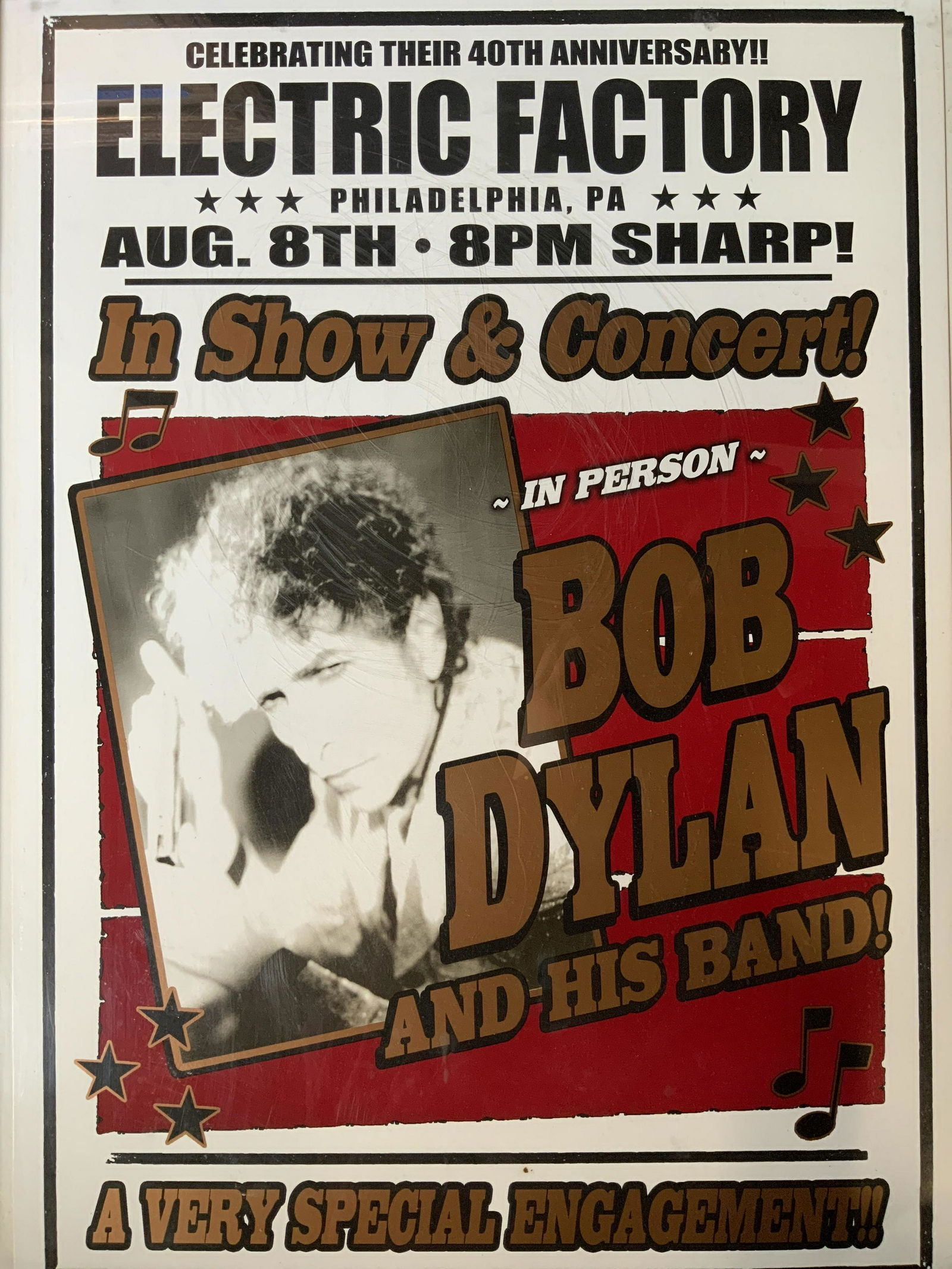 Bob Dylan Concert Poster (1 of 6)