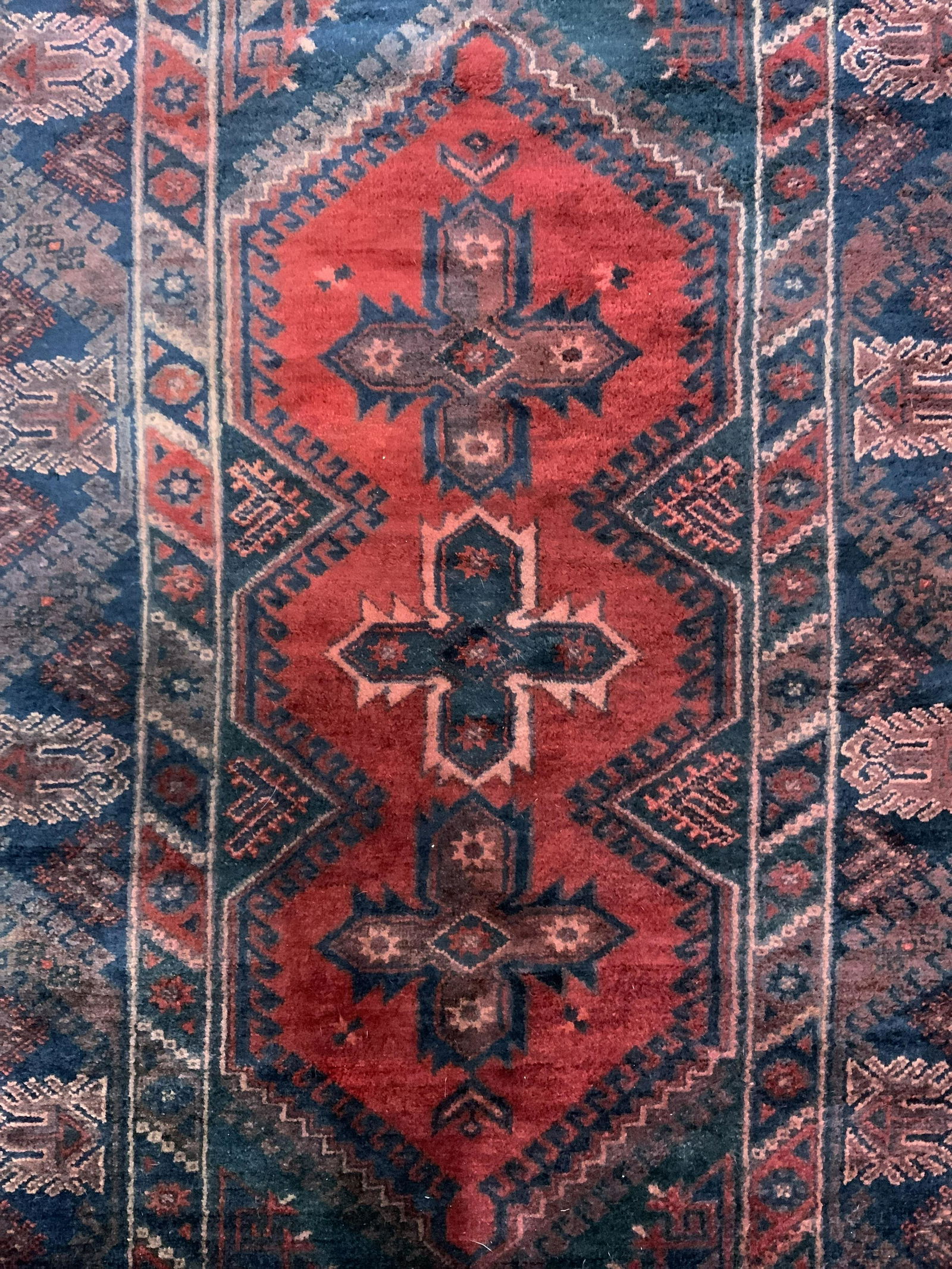 Vintage Fringed Wool Area Rug (1 of 8)
