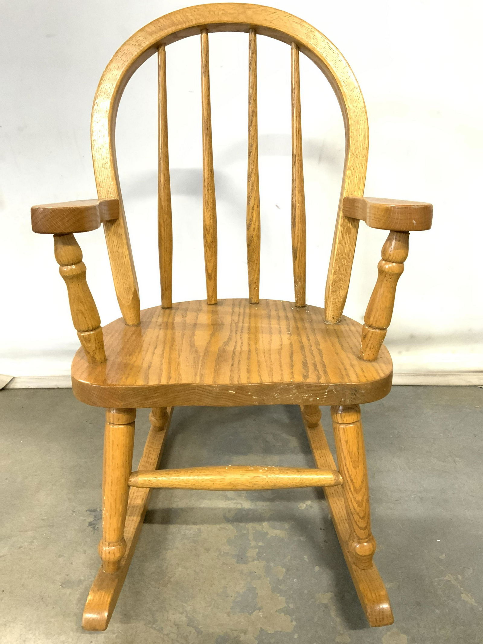 Vintage Wooden Children’s Rocking Chair (1 of 8)