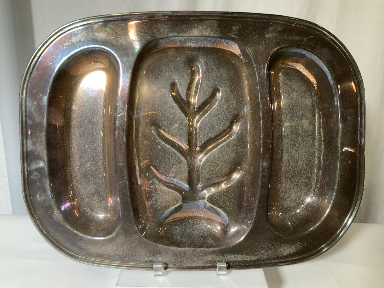 Lot 2 Pilgrim & EL Plated Vntg Serving Trays (1 of 7)