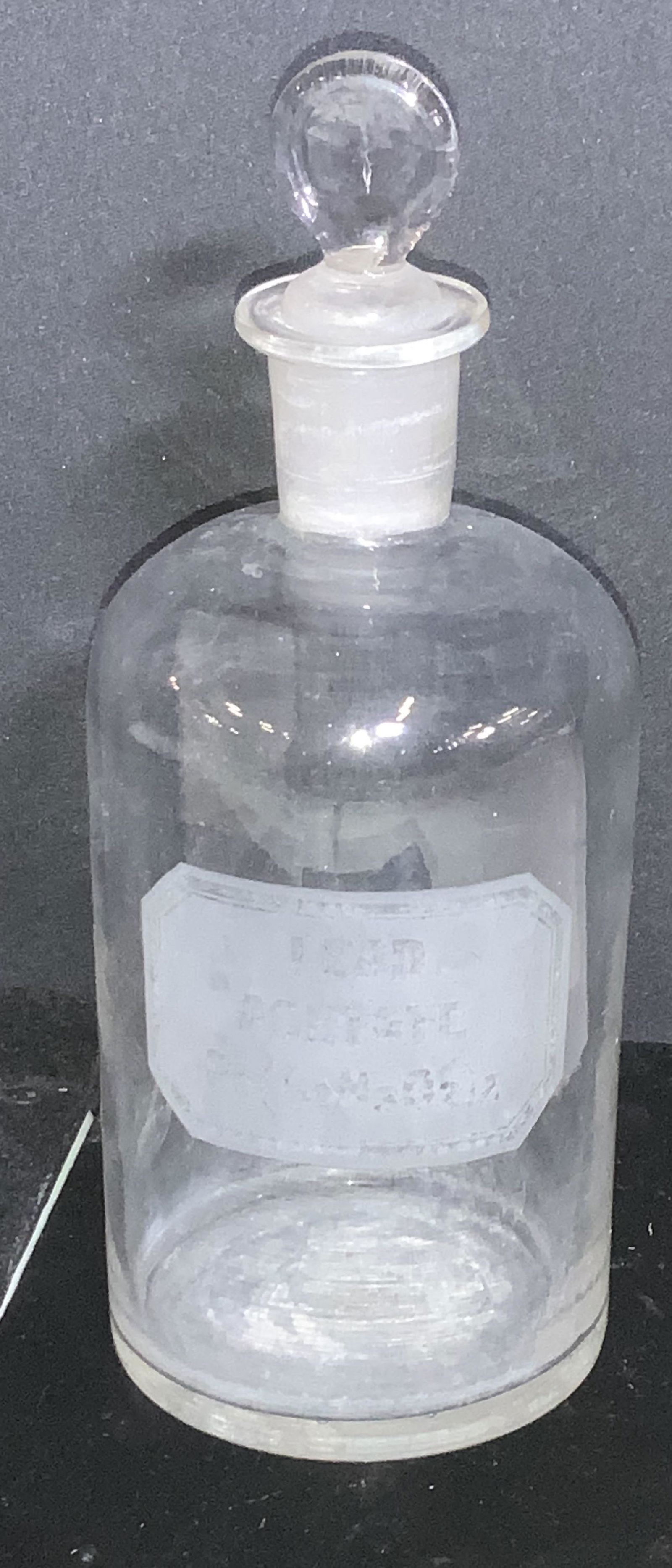 Vintage Apothecary Bottle with Stopper (1 of 6)