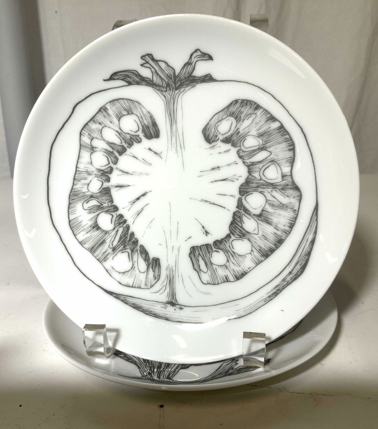 HEINRICH H & C Selb Porcelain Plates 5, Bavaria (1 of 6)