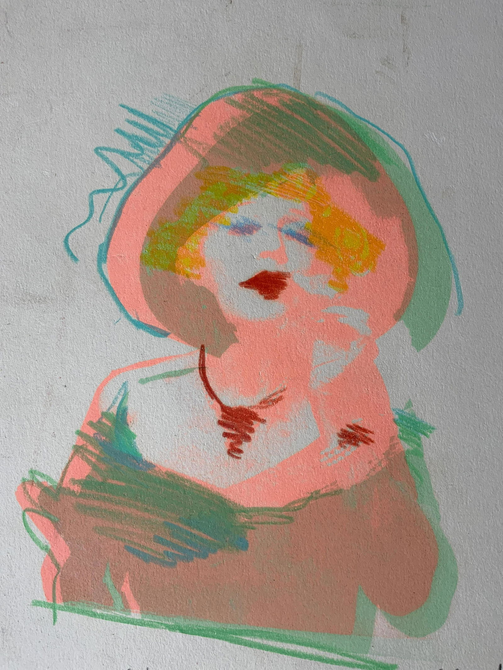 MICHELLE MASSEY Signed AP Lithograph 1983 (1 of 6)