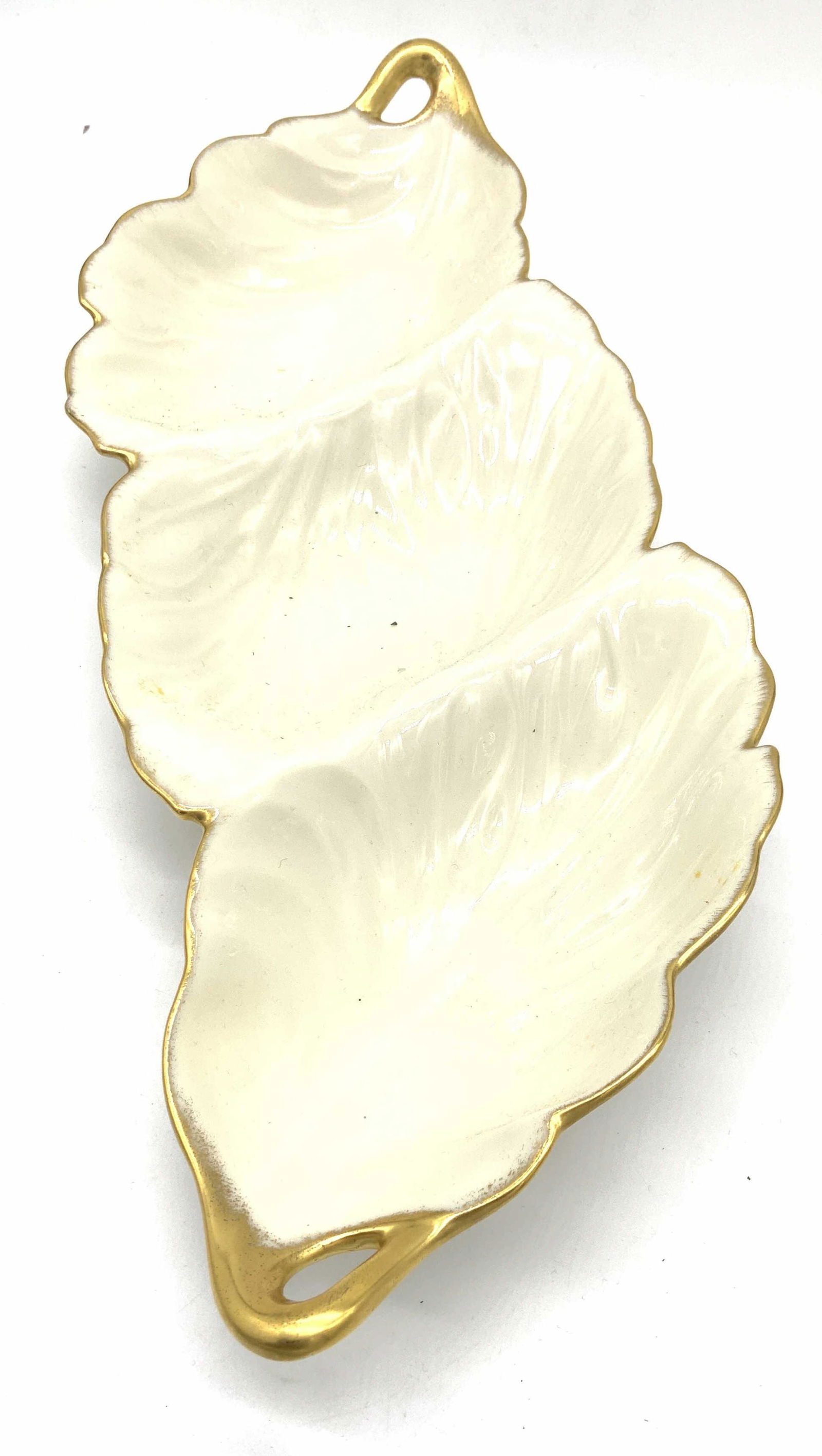 LENOX Porcelain Serving Dish with Gilt Rim (1 of 6)