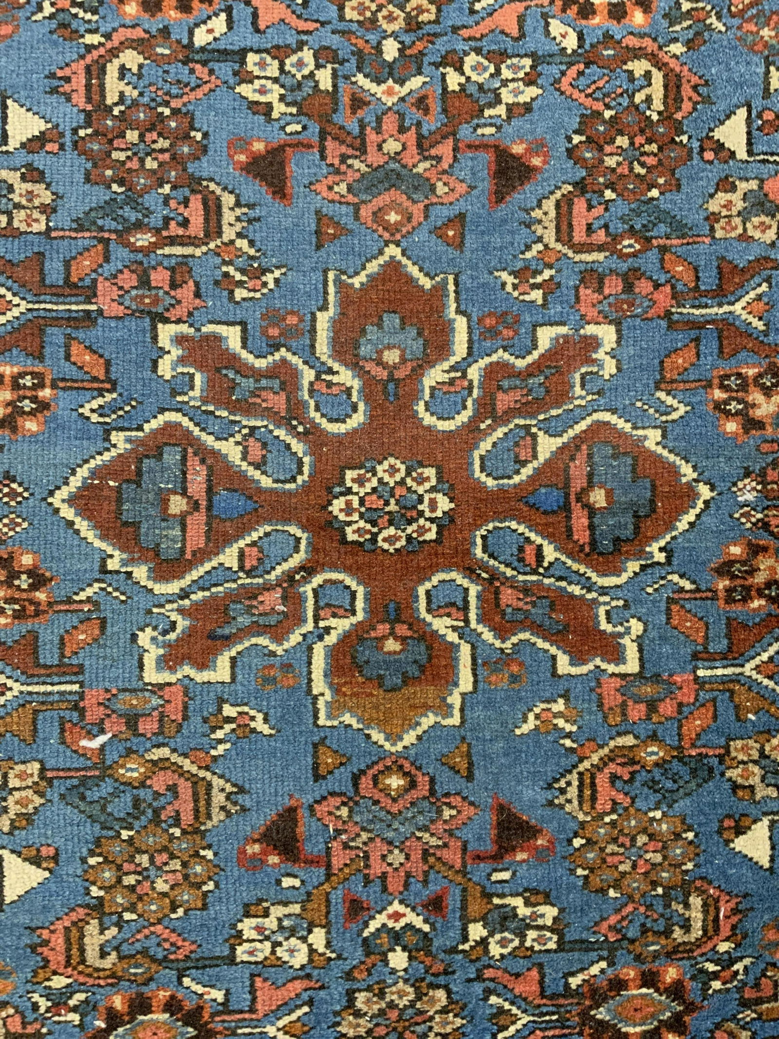 Vintage Wool Fringed Area Carpet (1 of 6)