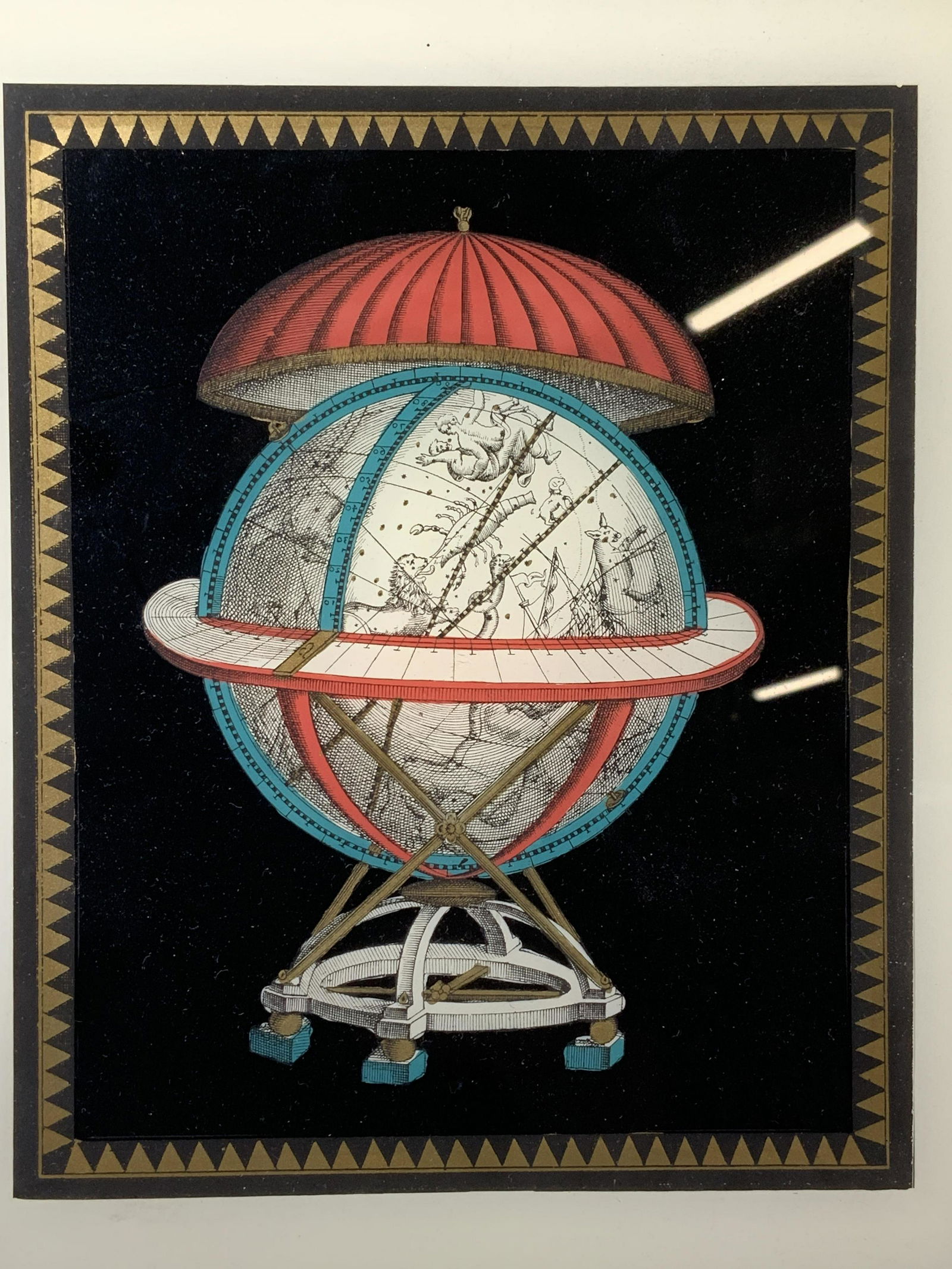 Gilt Framed Reverse Painting On Glass Artwork (1 of 6)