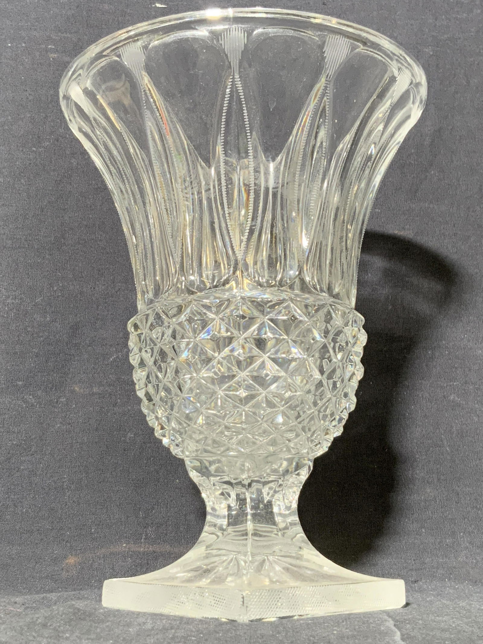 Cut Crystal Tabletop Vase (1 of 8)