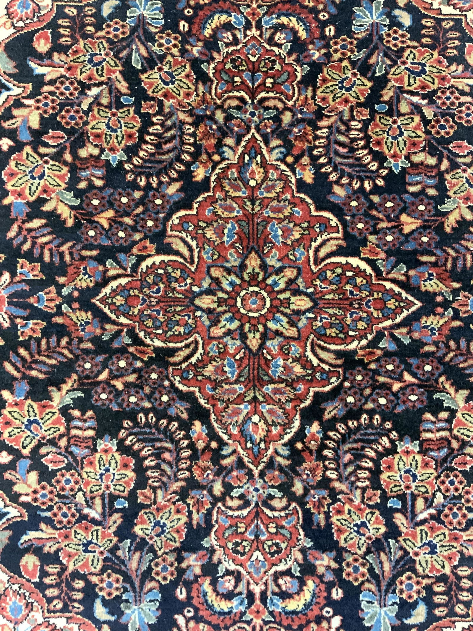 Vintage Handmade Iranian Wool Rug (1 of 8)