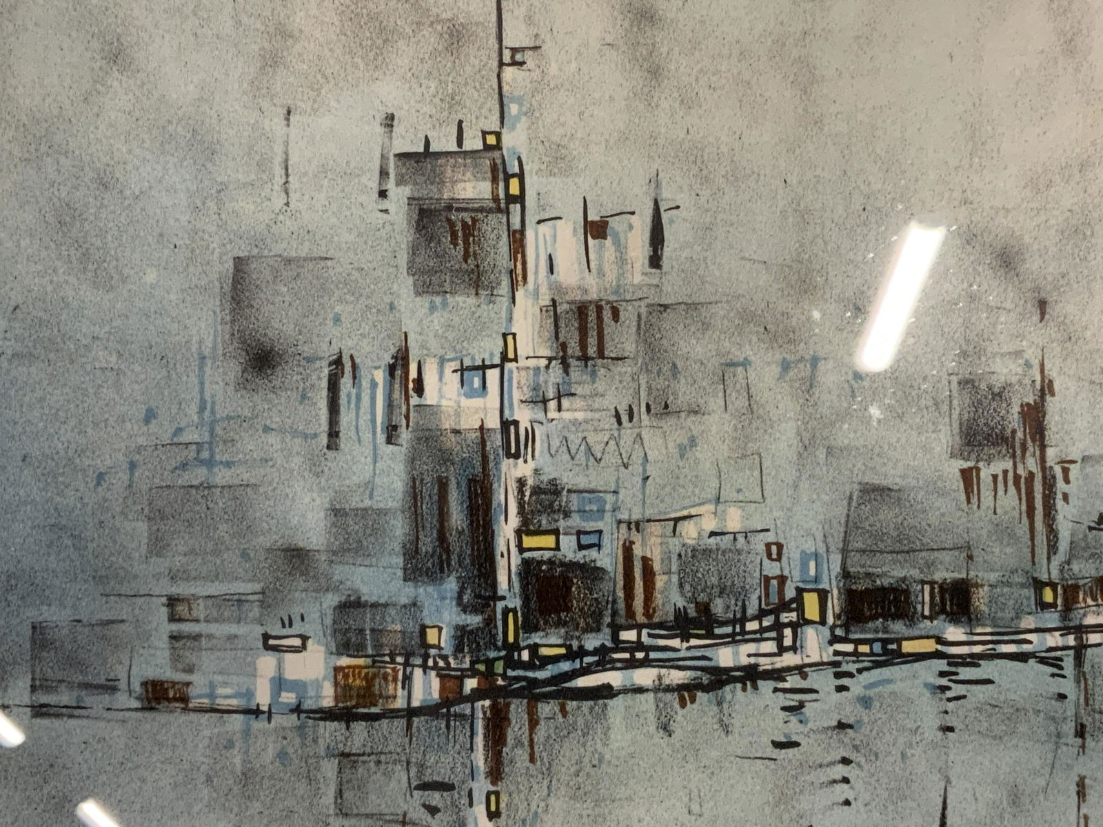 Efraim Modzelevich Signed Ltd Ed Abstract Litho (1 of 8)