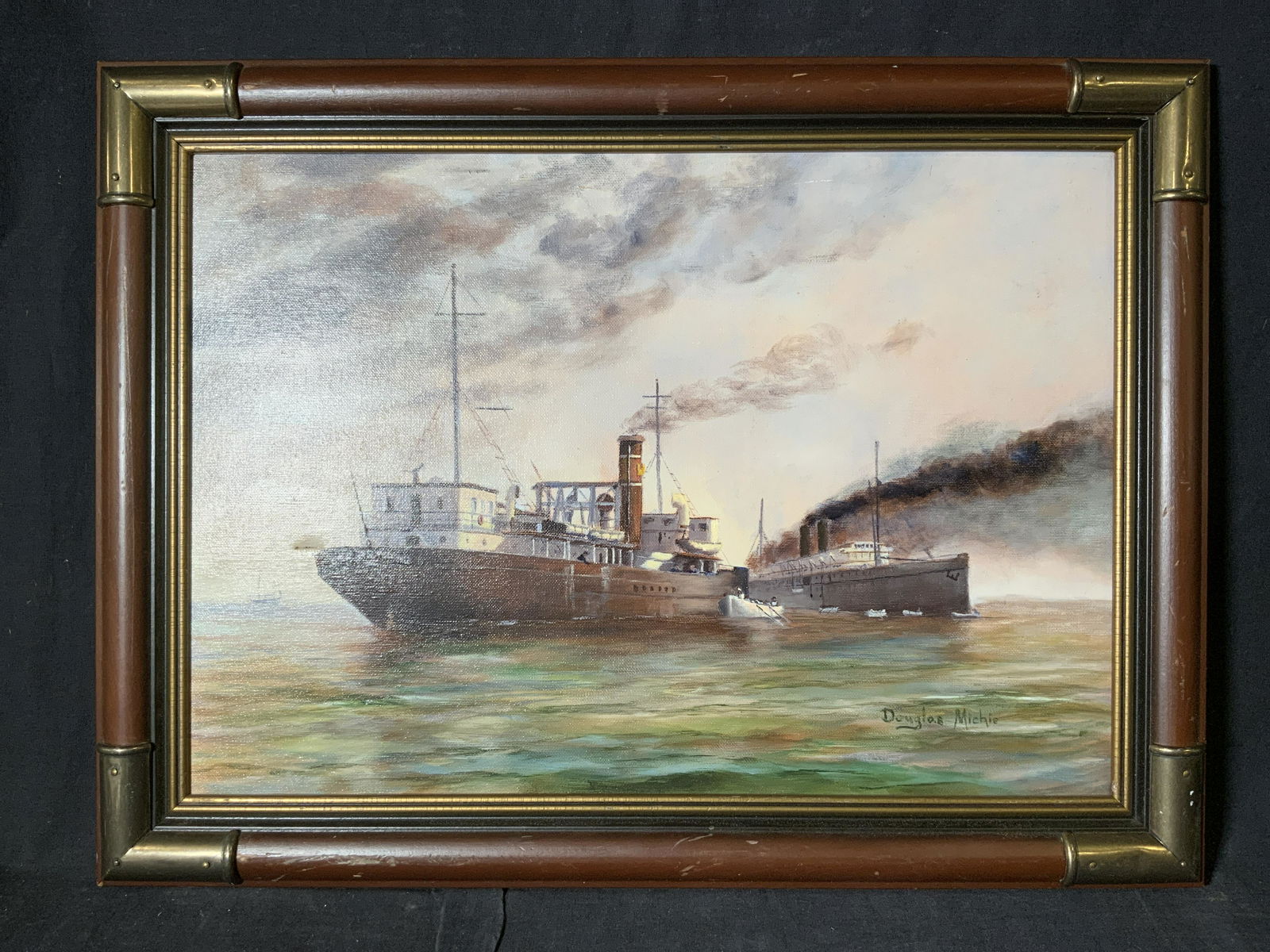 DOUGLAS MICHIE Signed Acrylic Painting (1 of 7)