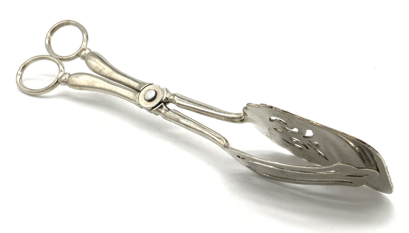 LEONARD Signed Silver Plated Tongs, Italy (1 of 7)
