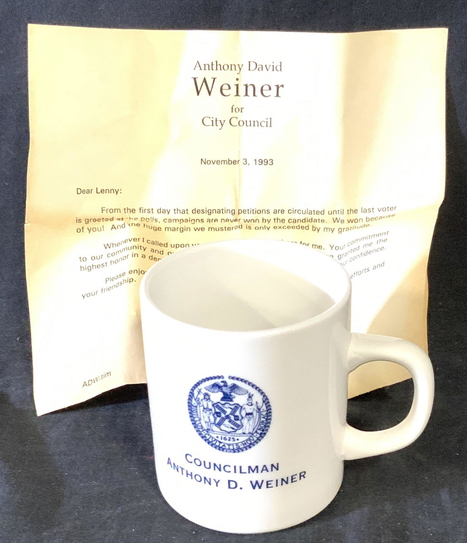 Vintage NYC Councilman Coffee Mug (1 of 6)