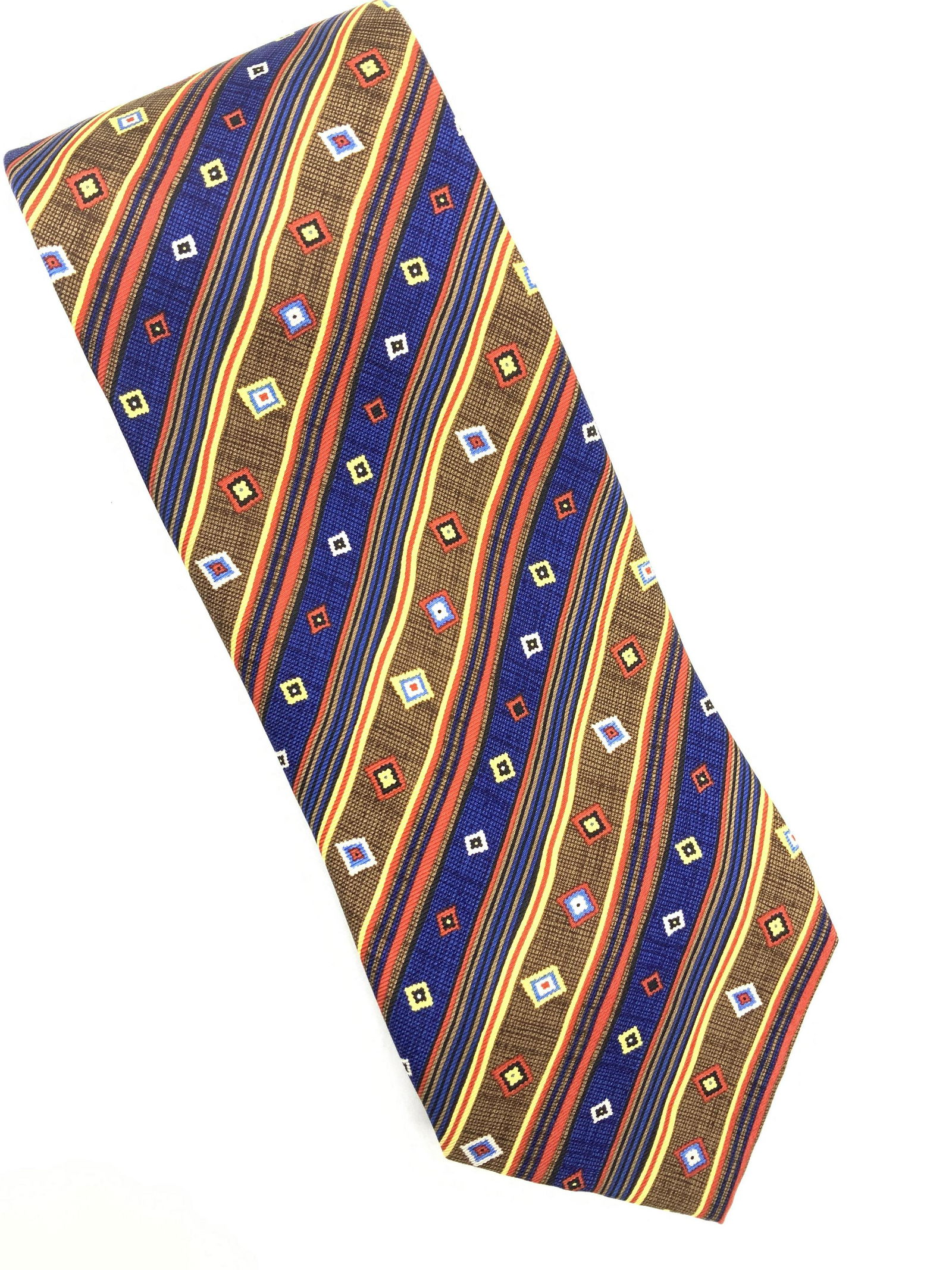 A. Dunhill Silk Shirt Tie, Italy (1 of 6)