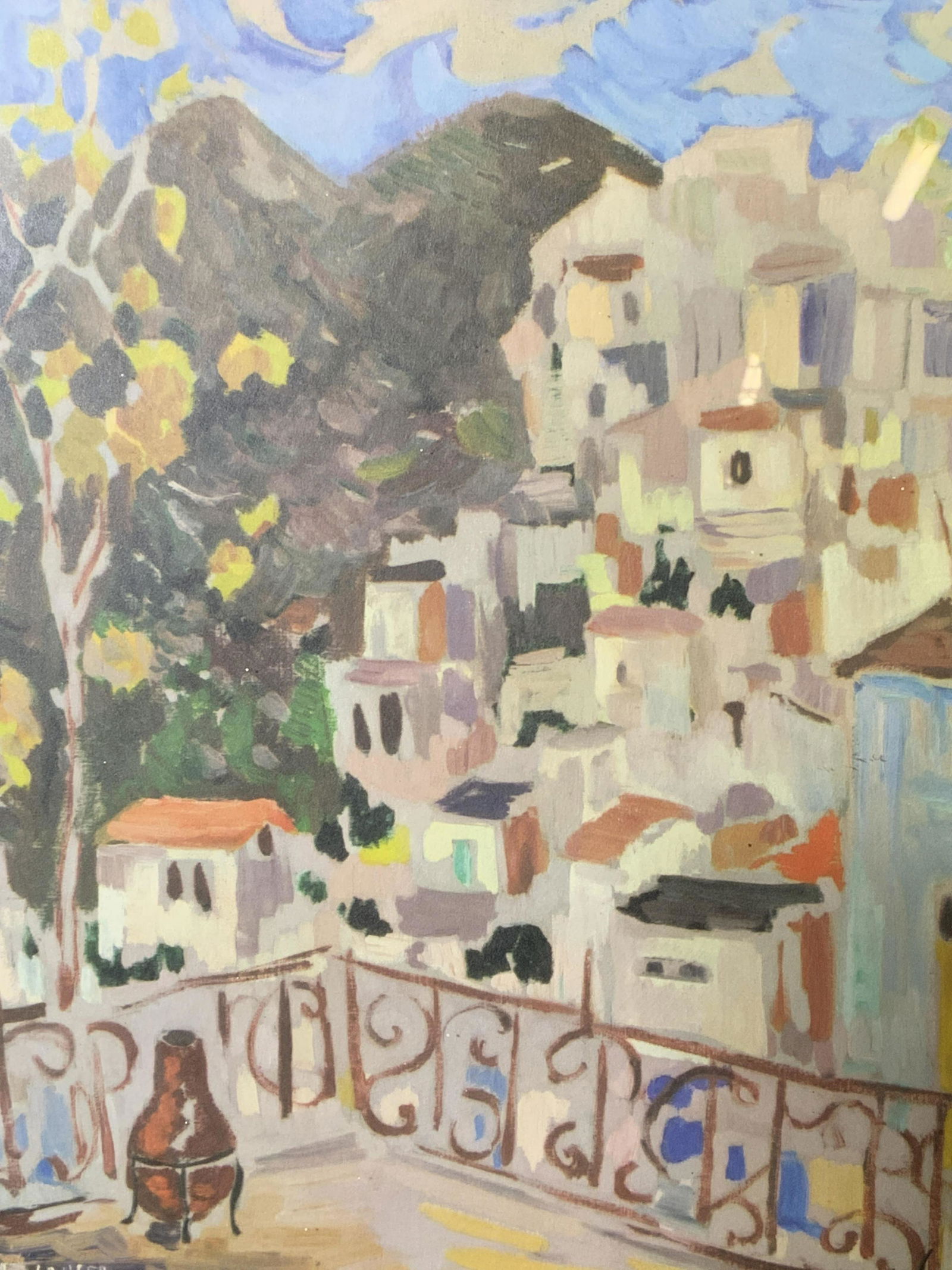 M.LAUFER Signed Offset Lithograph (1 of 8)