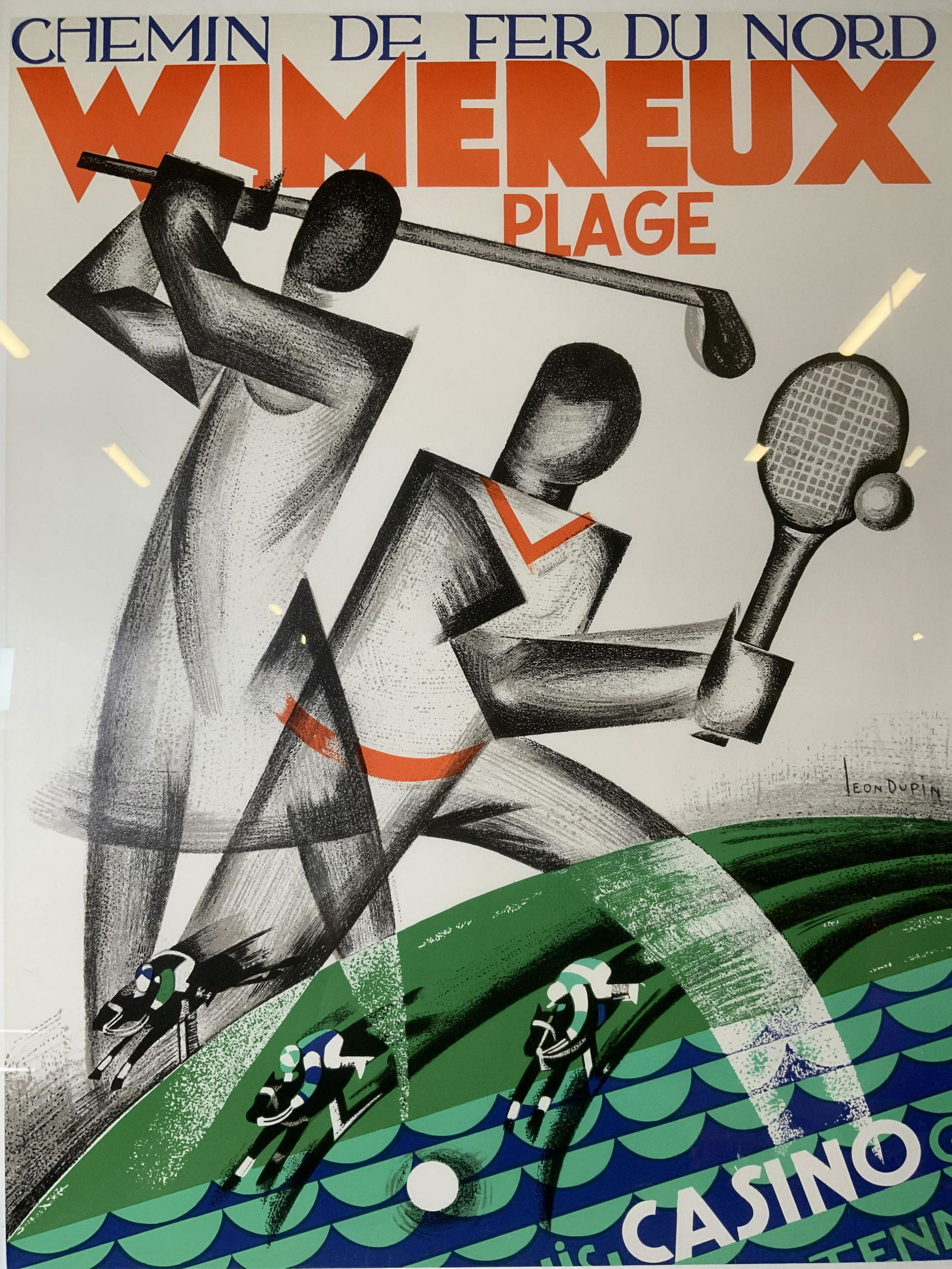 LEON DUPIN Casino Serigraph Artwork (1 of 6)