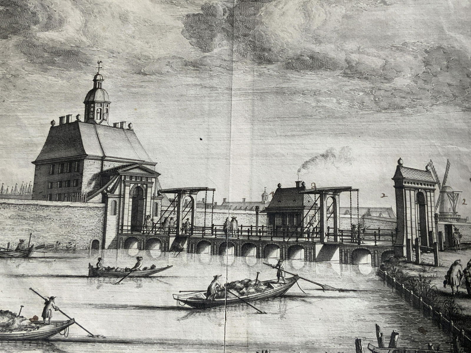 Group Lot 2 Harbor Side Townscape Engravings (1 of 6)