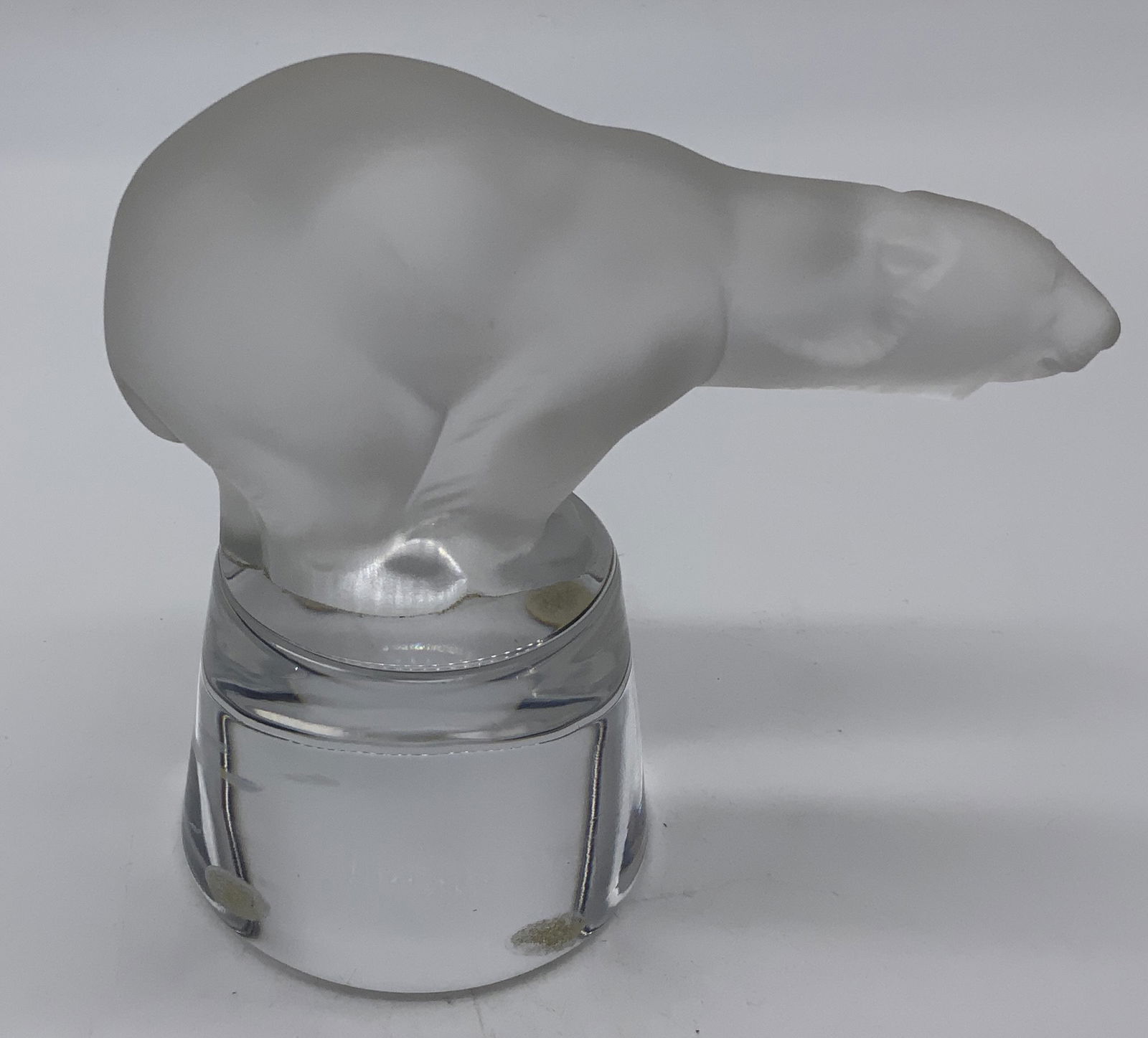 Sevres French Art Glass Polar Bear Paperweight (1 of 7)