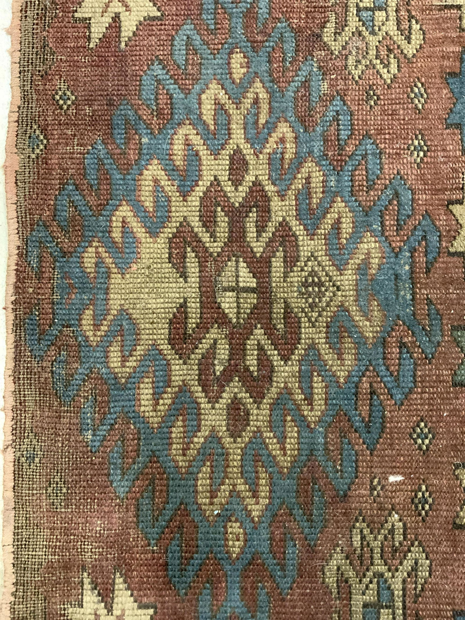 Antique Handmade Wool Rug Section (1 of 7)