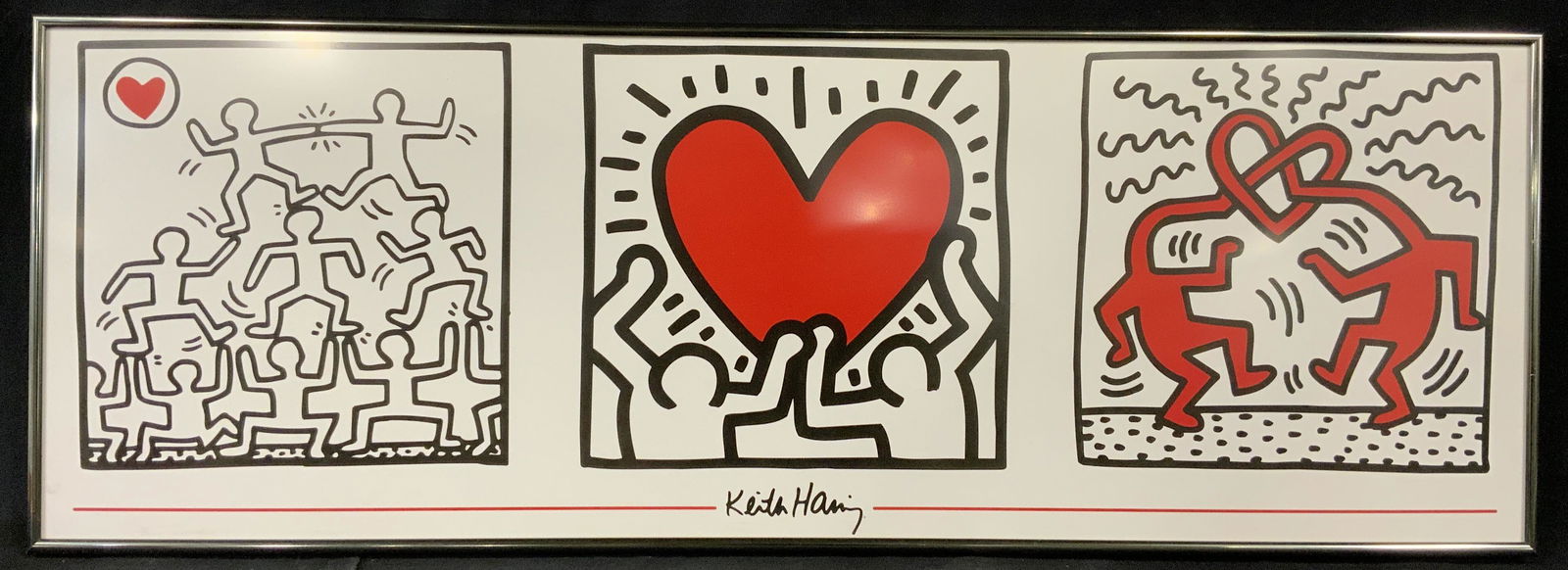 KEITH HARING One Man Show, Untitled Serigraph (1 of 6)