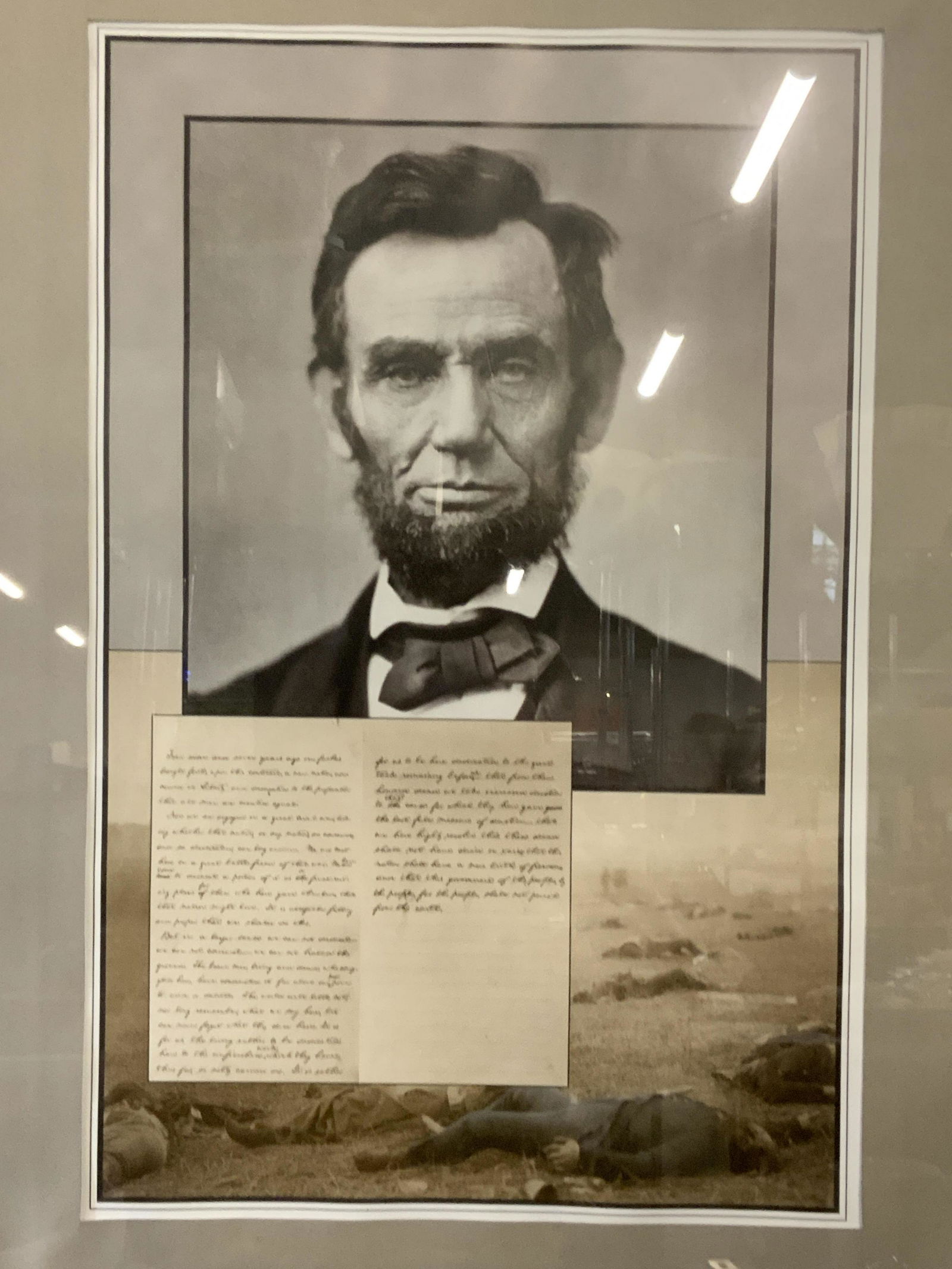 Framed Abraham Lincoln Photo Collage (1 of 6)