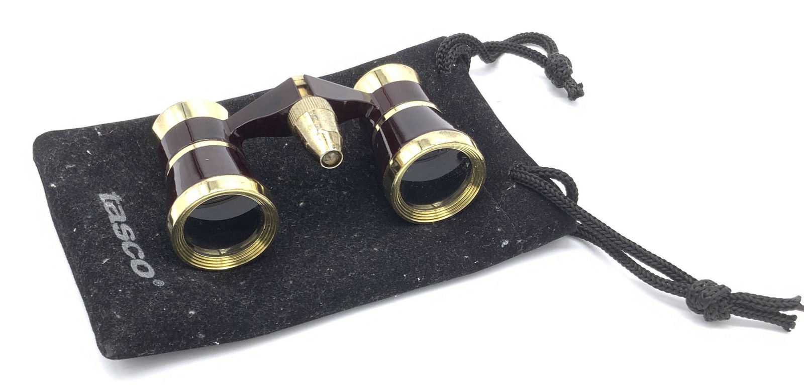 Vntg TASCO Signed Binoculars With Drawstring Case (1 of 10)