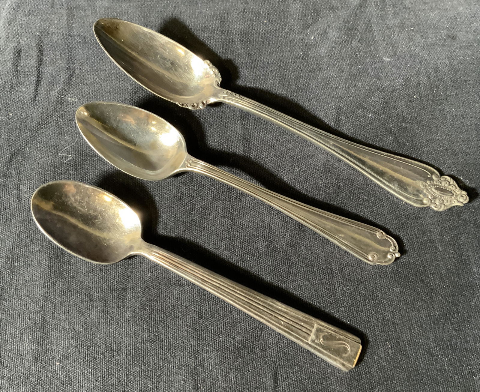 Lot 3 Silver Plated Spoons (1 of 4)