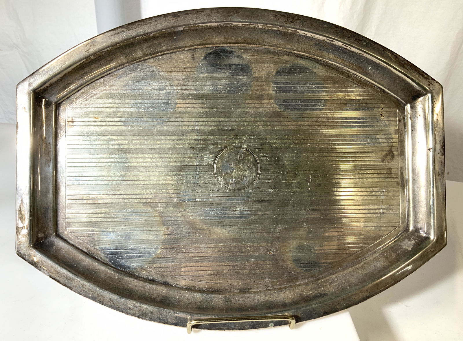 JD & S EPNS Vintage Platter, England (1 of 6)