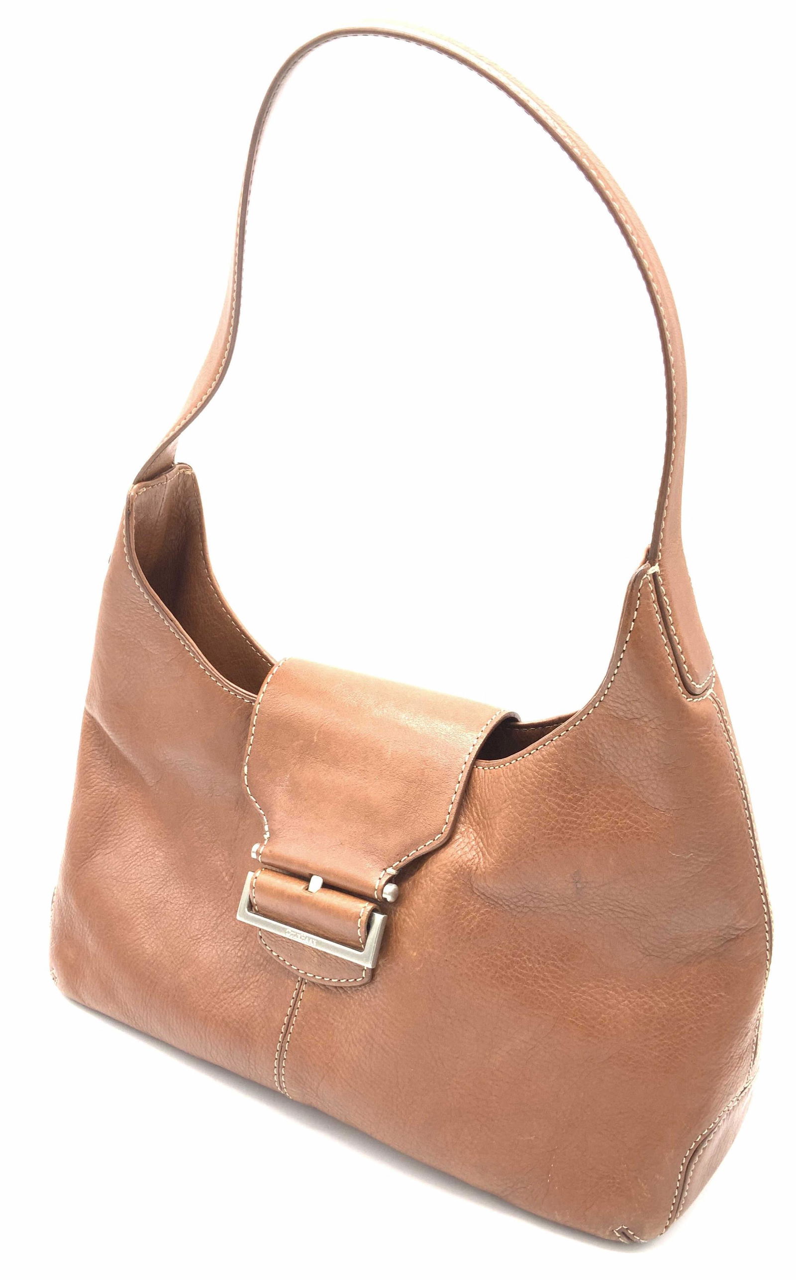 COLE HAAN BROWN LEATHER SHOULDER BAG (1 of 8)
