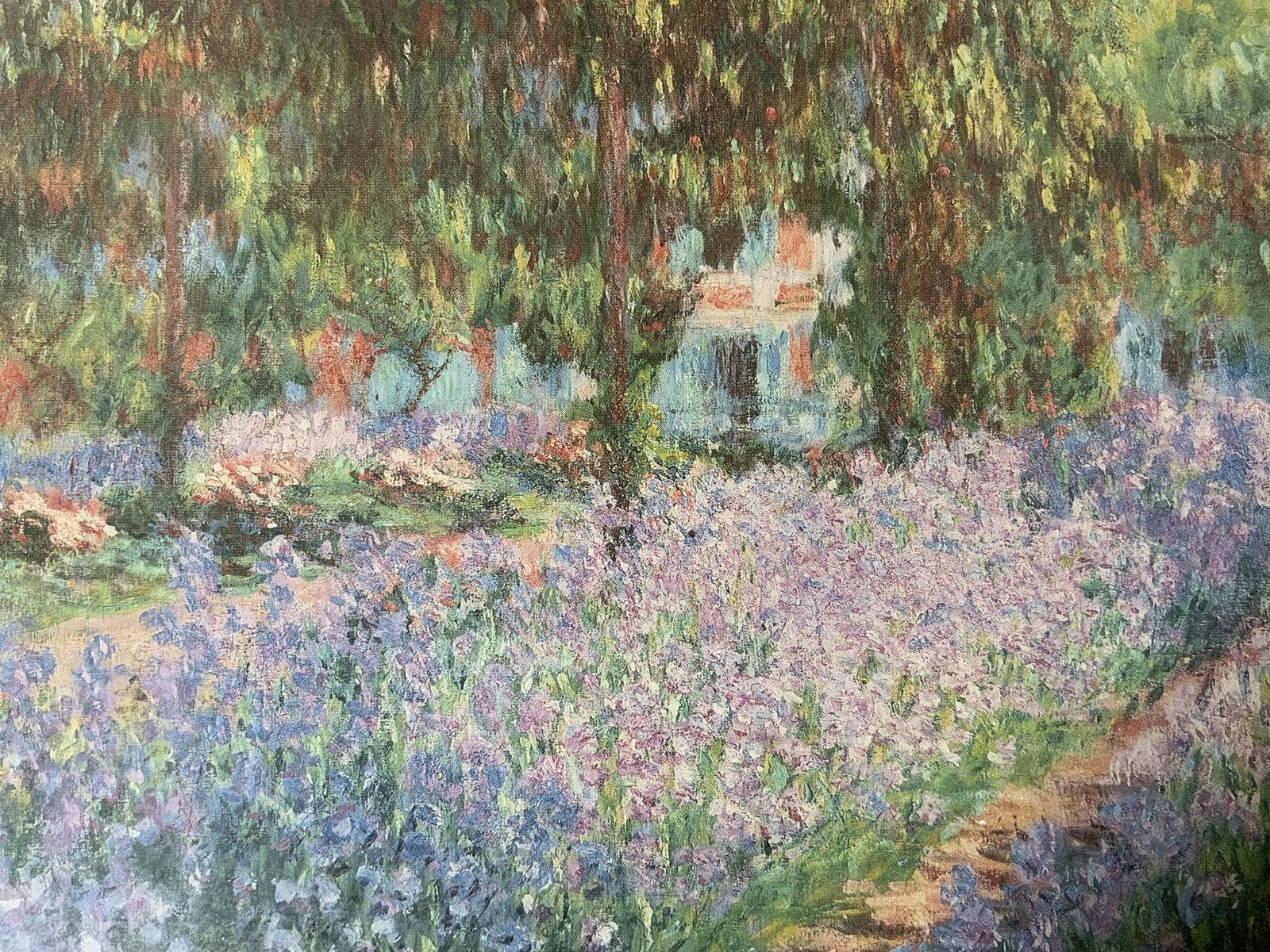 CLAUDE MONET Garden at Giverny Offset Lithograph (1 of 6)