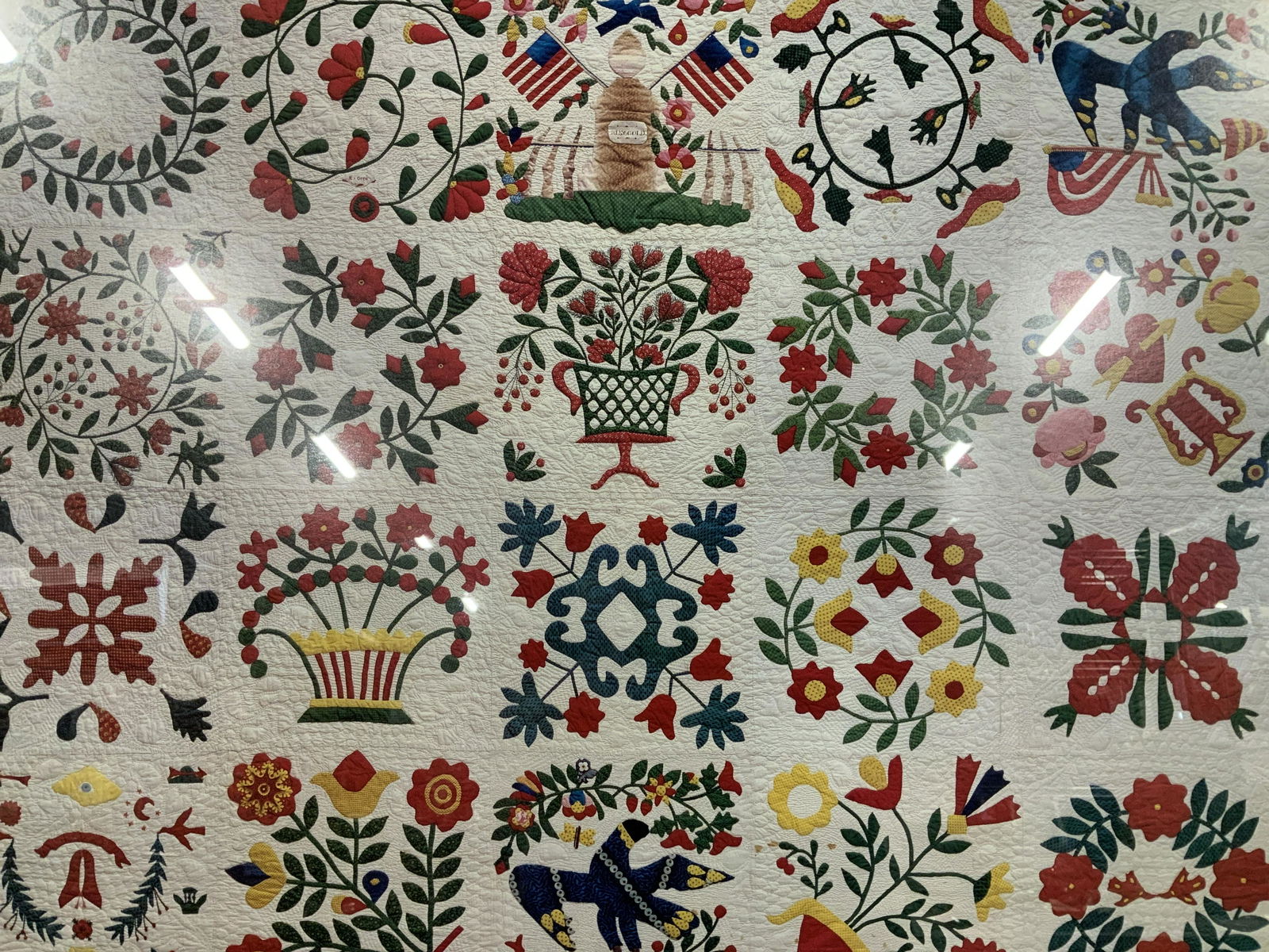 An American Sampler Folk Art Advertisement Print (1 of 11)