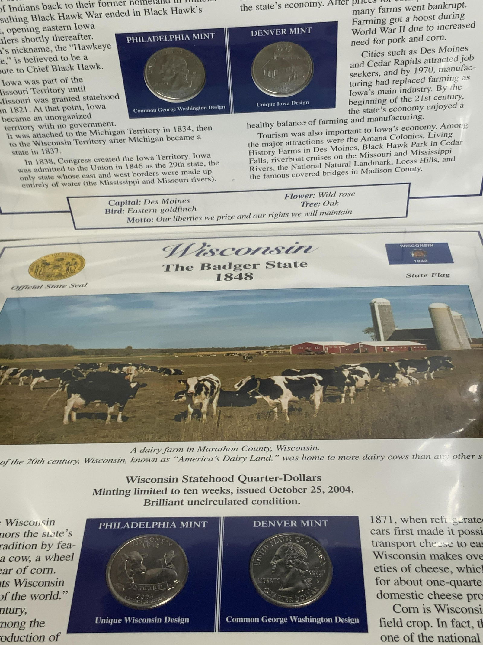 Large Group Lot Collectible Quarters In Binders (1 of 8)