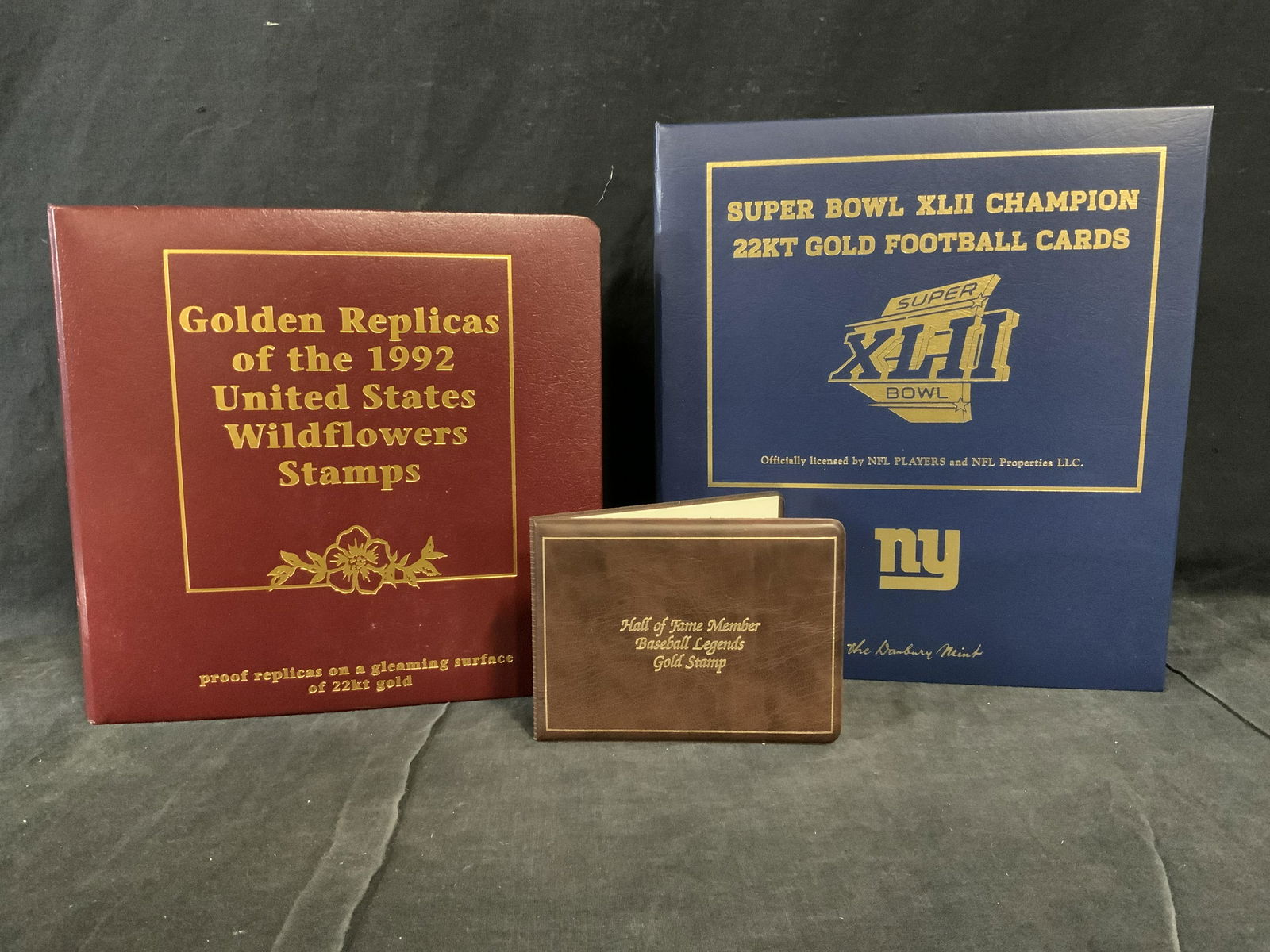 Group Lot 3 Collectible Binders of Stamps & Cards (1 of 8)