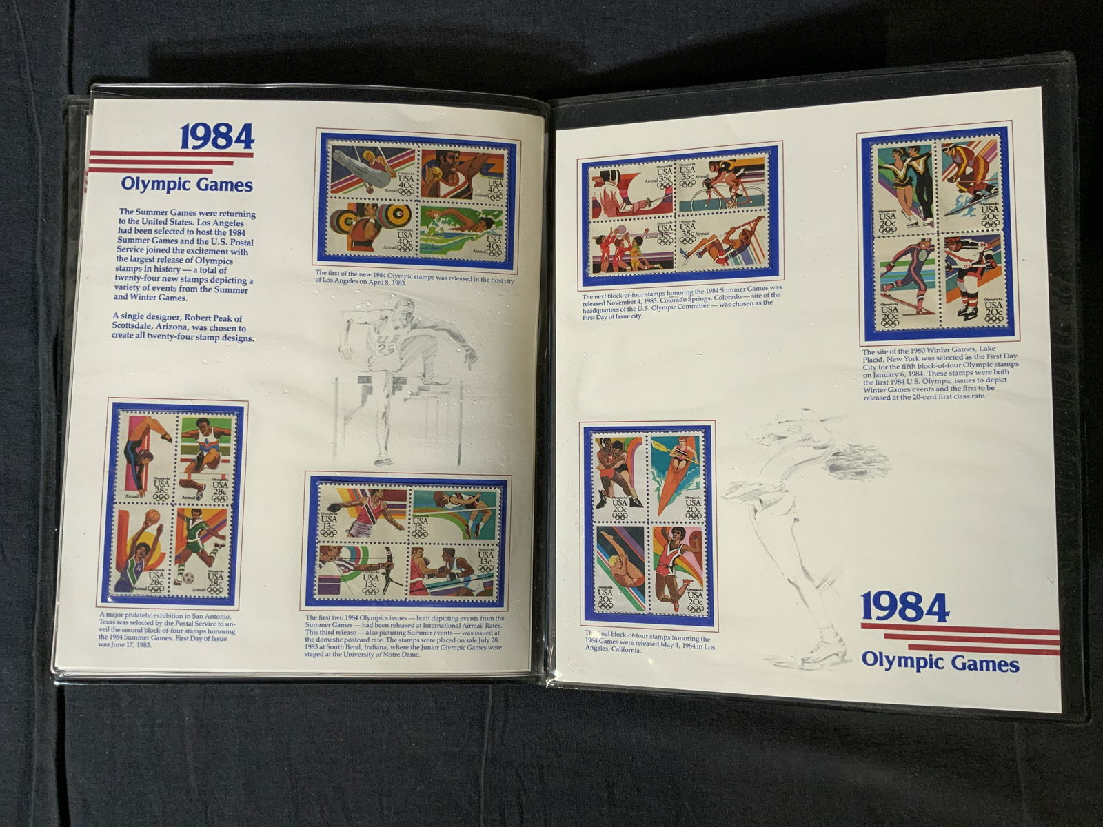 Vintage Olympic Games Commemorative Stamps (1 of 9)