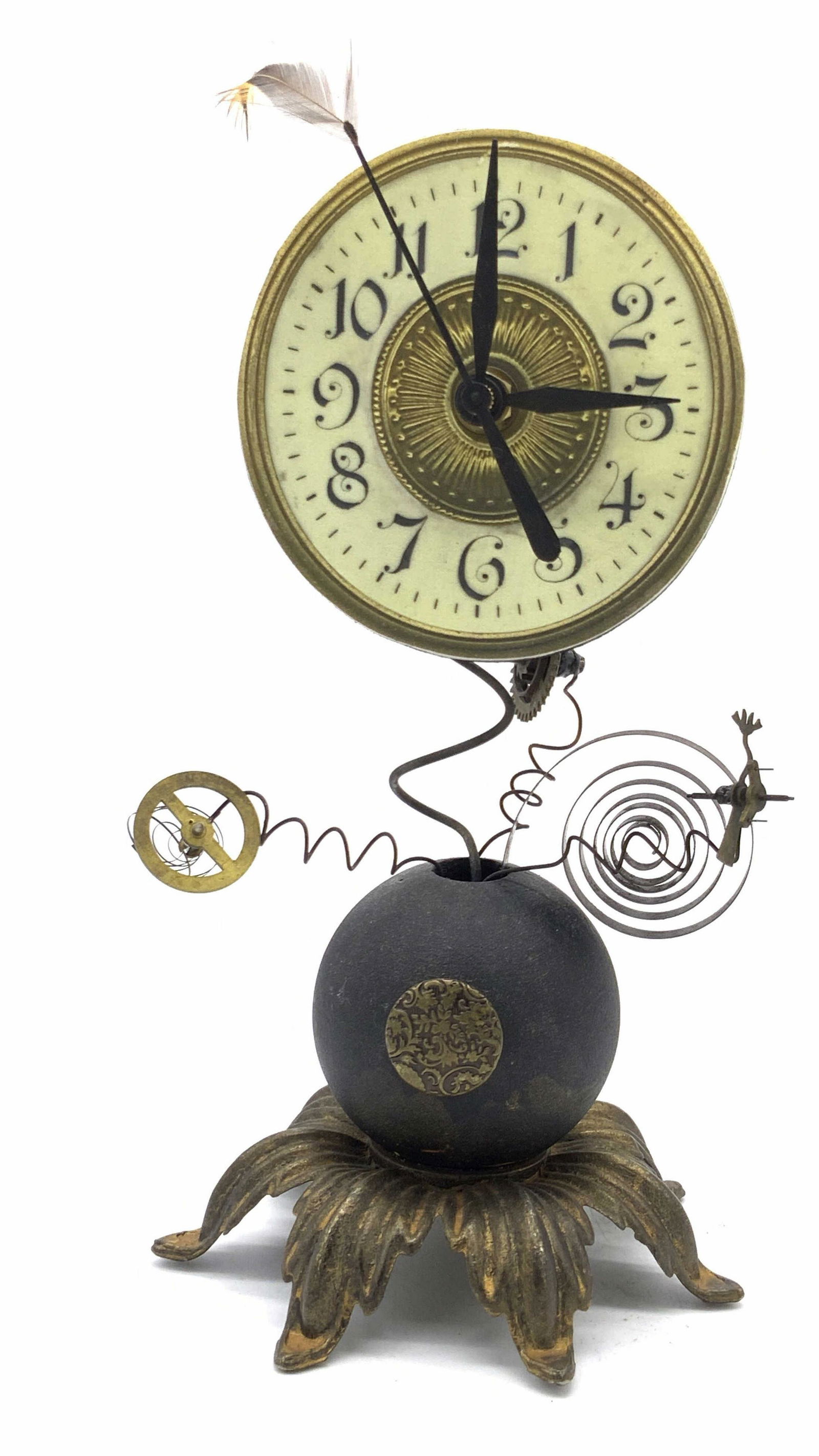 ROGER WOOD KLOCKWERKS Steam Punk Style Clock (1 of 15)