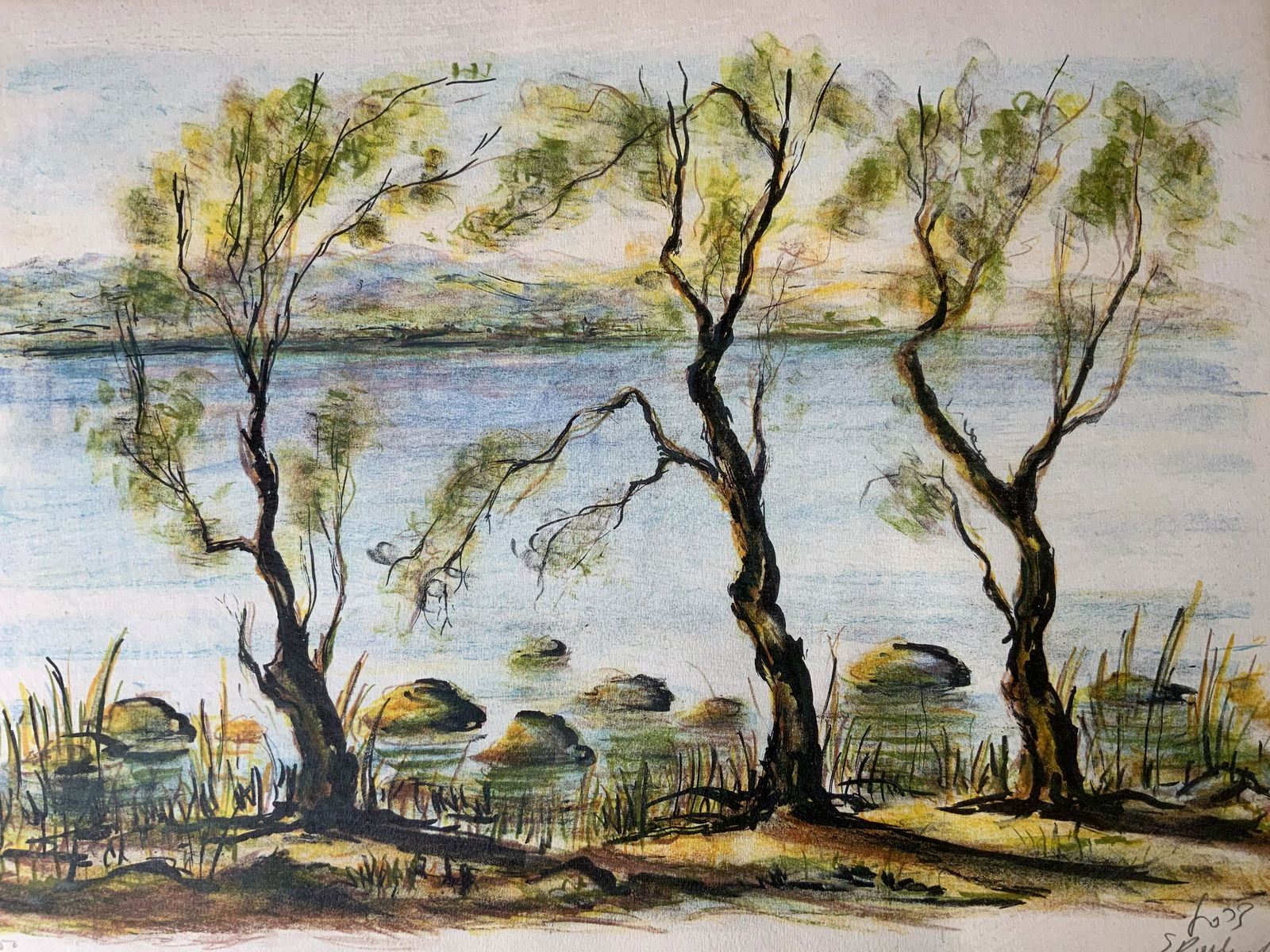 Signed Ltd Ed Landscape Lithograph (1 of 10)