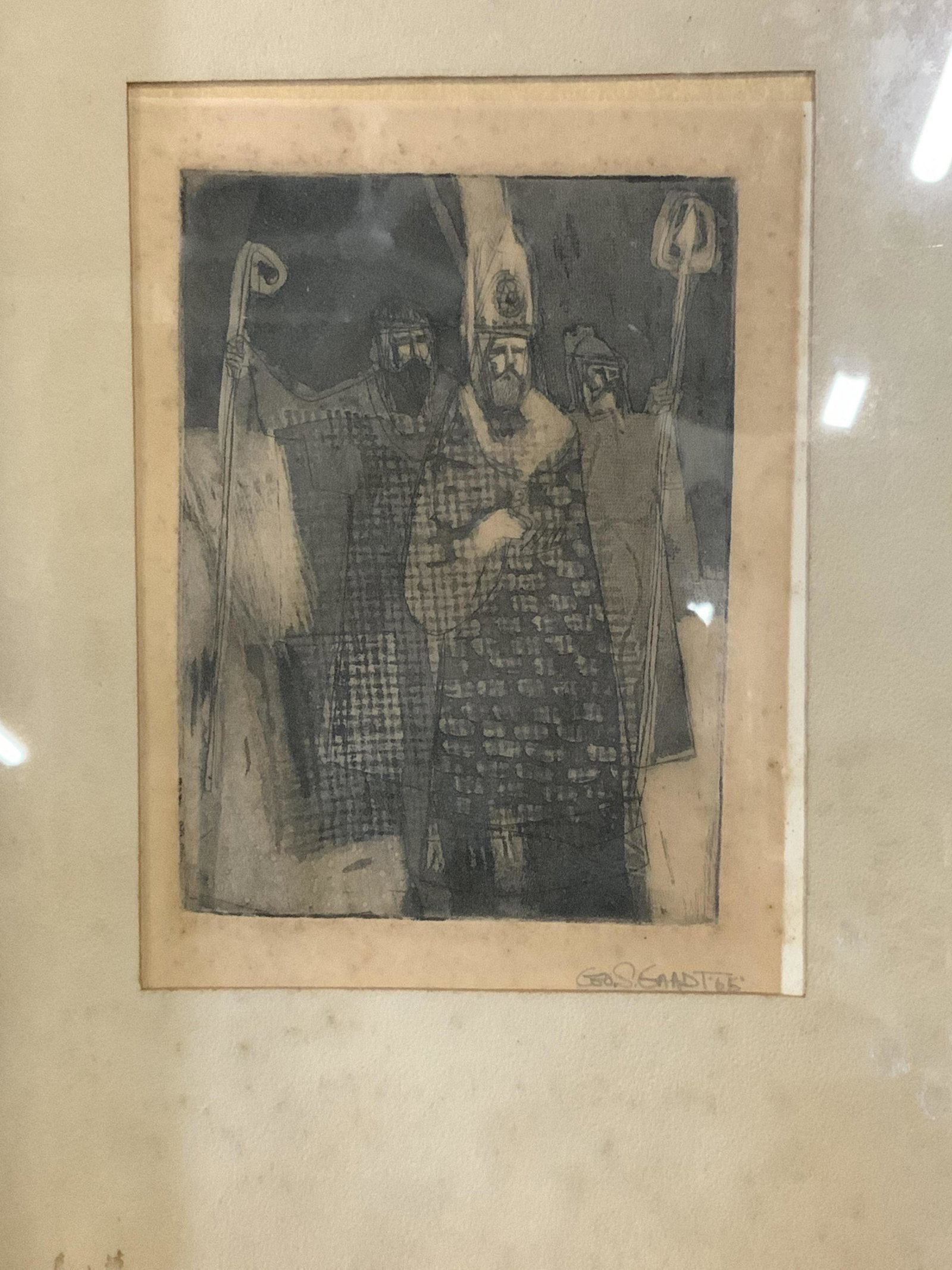 GEO S. GAADT Signed Three Kings Lithograph (1 of 8)